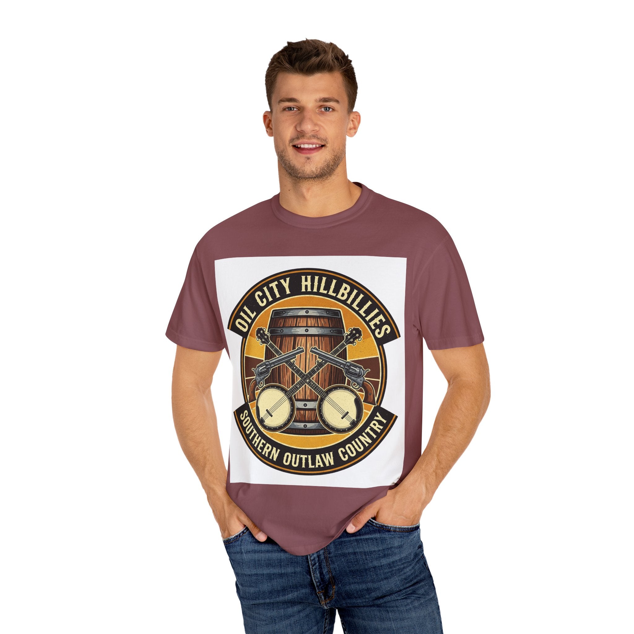 Oil City Hillbillies T-Shirt | Southern Outlaw Country Tee, Music Lover Gift, Vintage Style Shirt, Casual Outfit, Festival Apparel