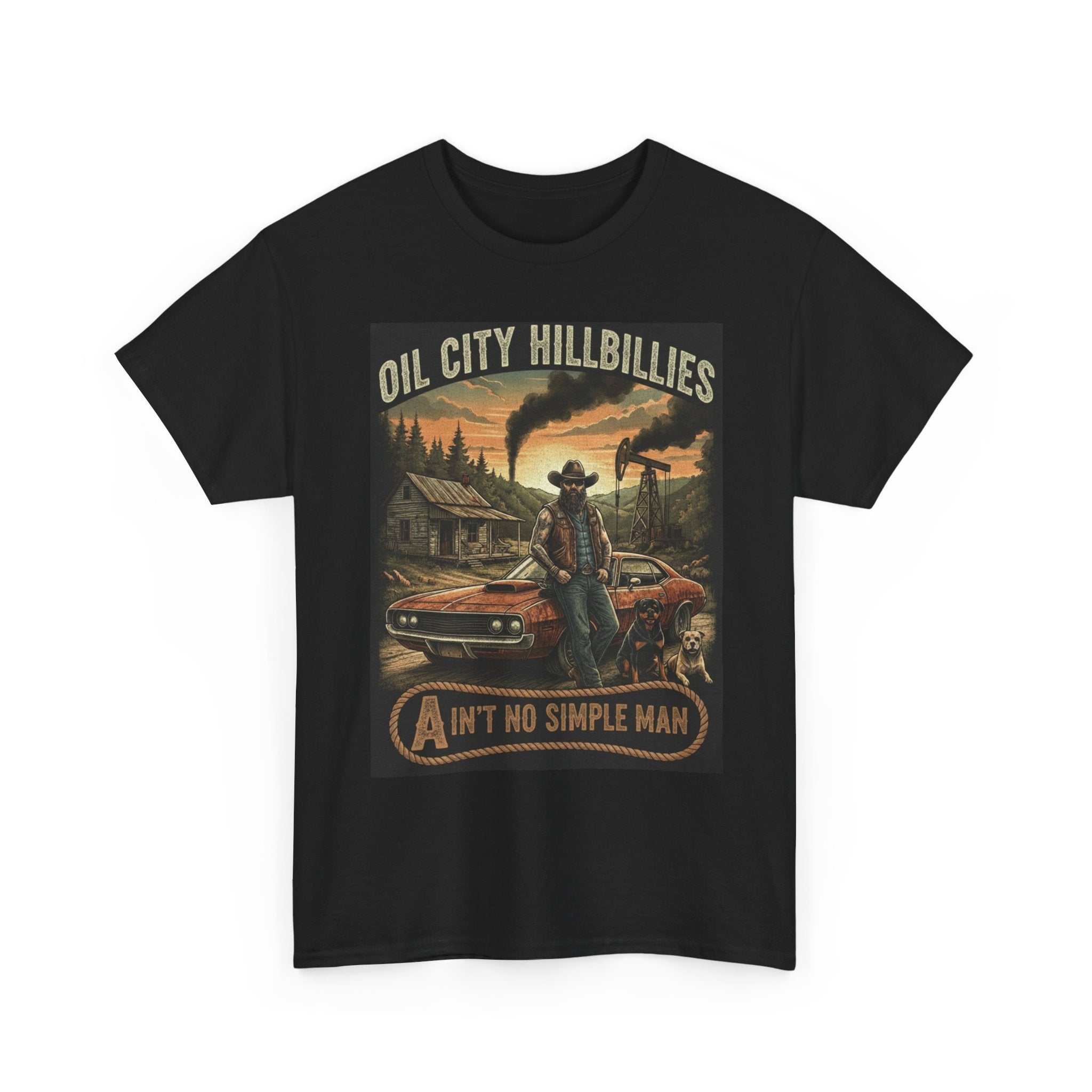 Oil City Hillbillies Unisex T-Shirt - Ain't No Simple Man Graphic Tee
