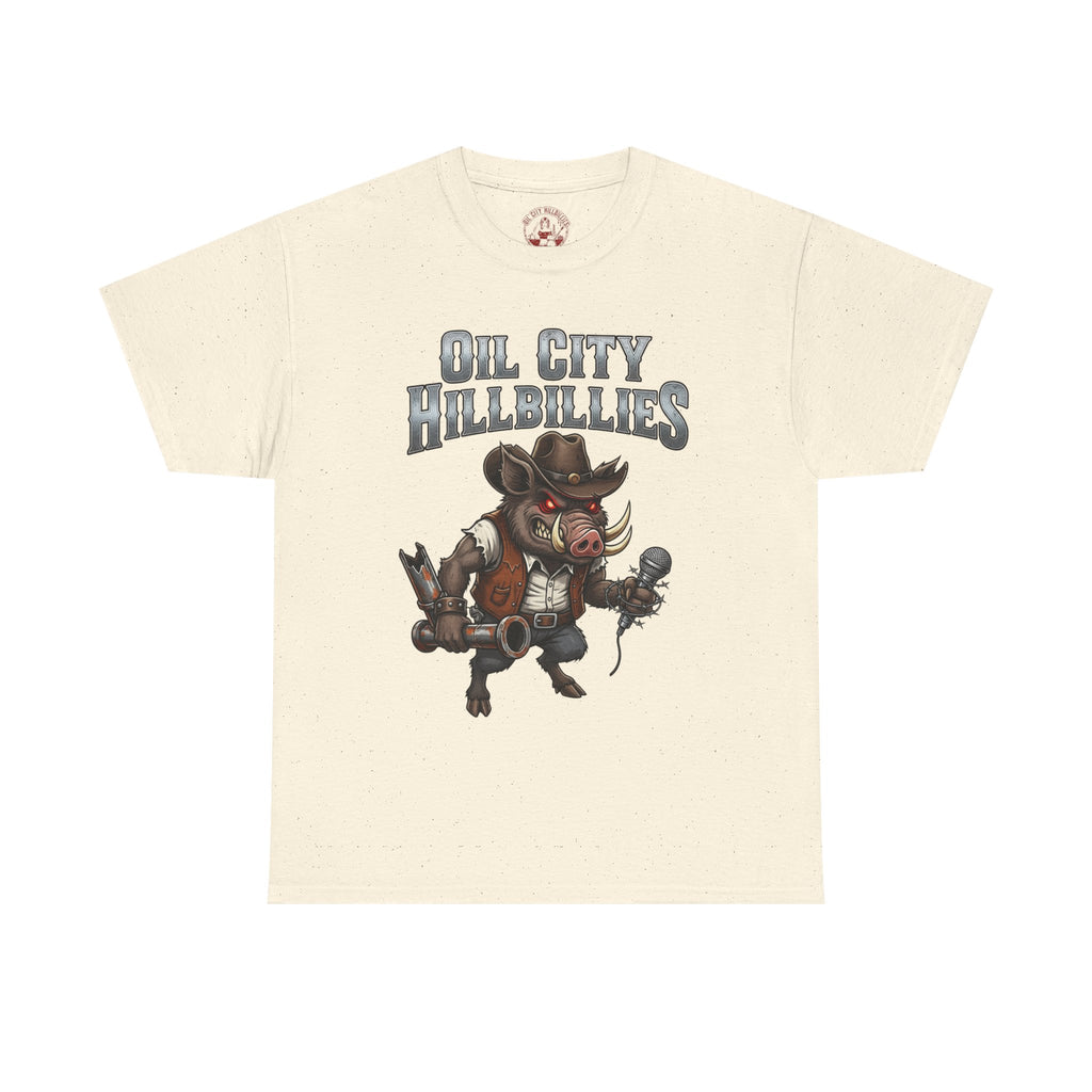 Oil City Hillbillies Unisex Tee - Country Humor Shirt, Vintage Graphic Tee, Perfect for Music Lovers, BBQ Events, Gifting, Everyday Wear