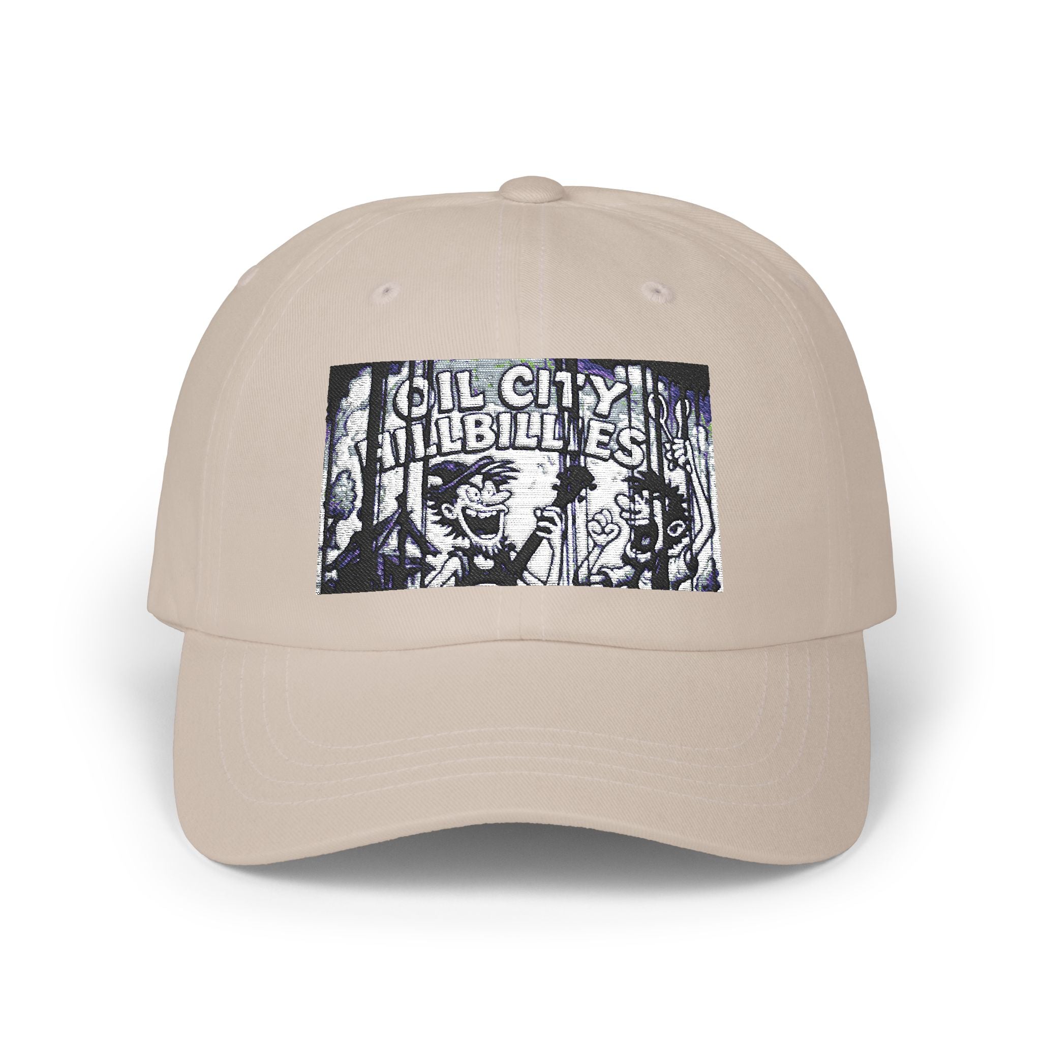 Oil City Hillbillies Vintage-Inspired Dad Cap with Graphic Design, Casual Hat for Dads, Perfect Father’s Day Gift, Relaxed Fit Cap, Summer Accessory