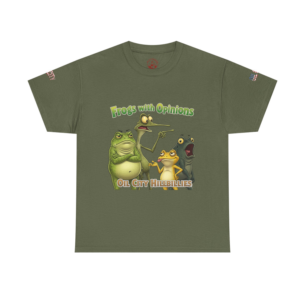 Frogs with Opinions Unisex Tee - Oil City Hillbillies Official Merchandise
