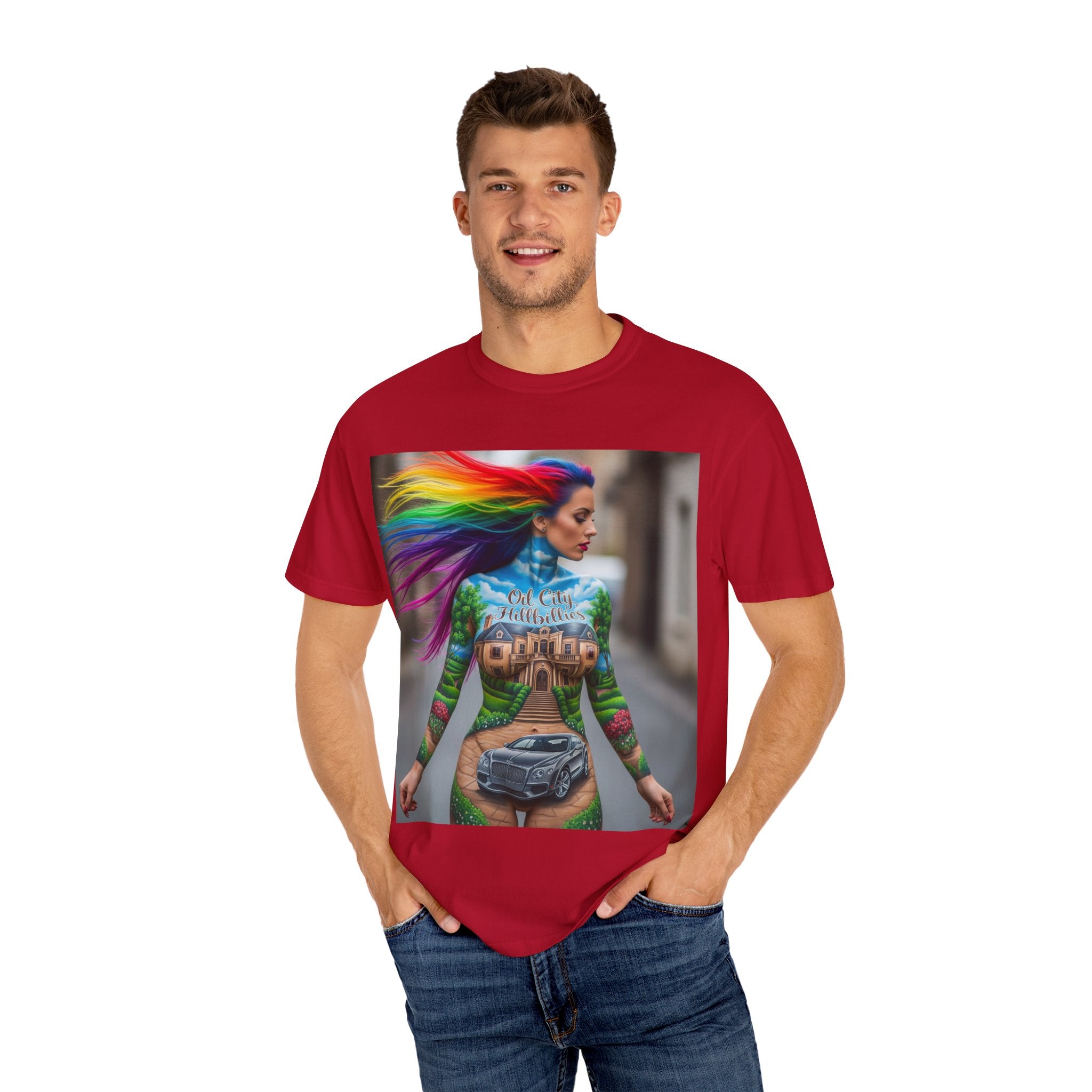 Vibrant Graphic T-Shirt for Creative Souls | Unisex Tee, Festival Wear, Casual Street Style, Gift for Art Lovers