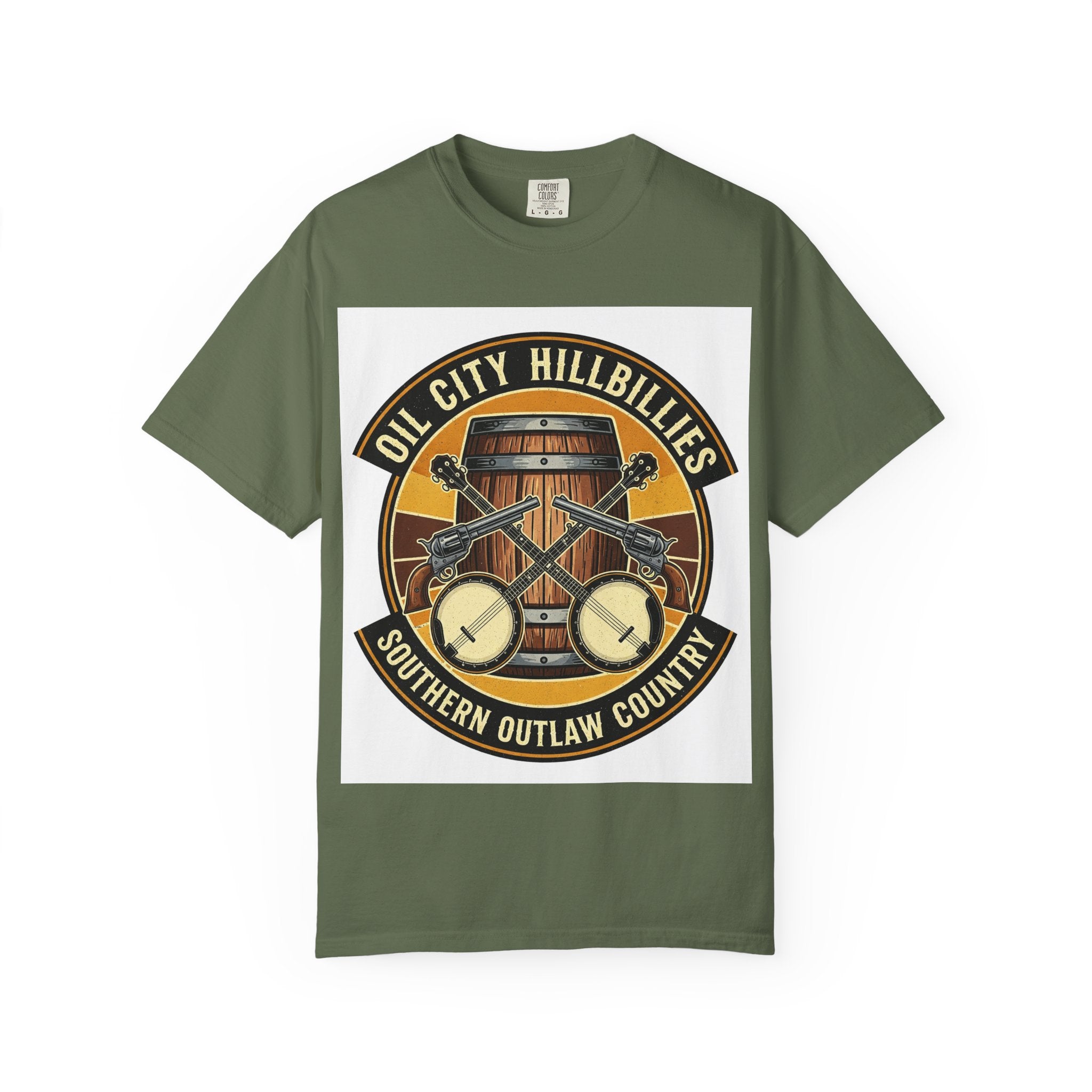 Oil City Hillbillies T-Shirt | Southern Outlaw Country Tee, Music Lover Gift, Vintage Style Shirt, Casual Outfit, Festival Apparel