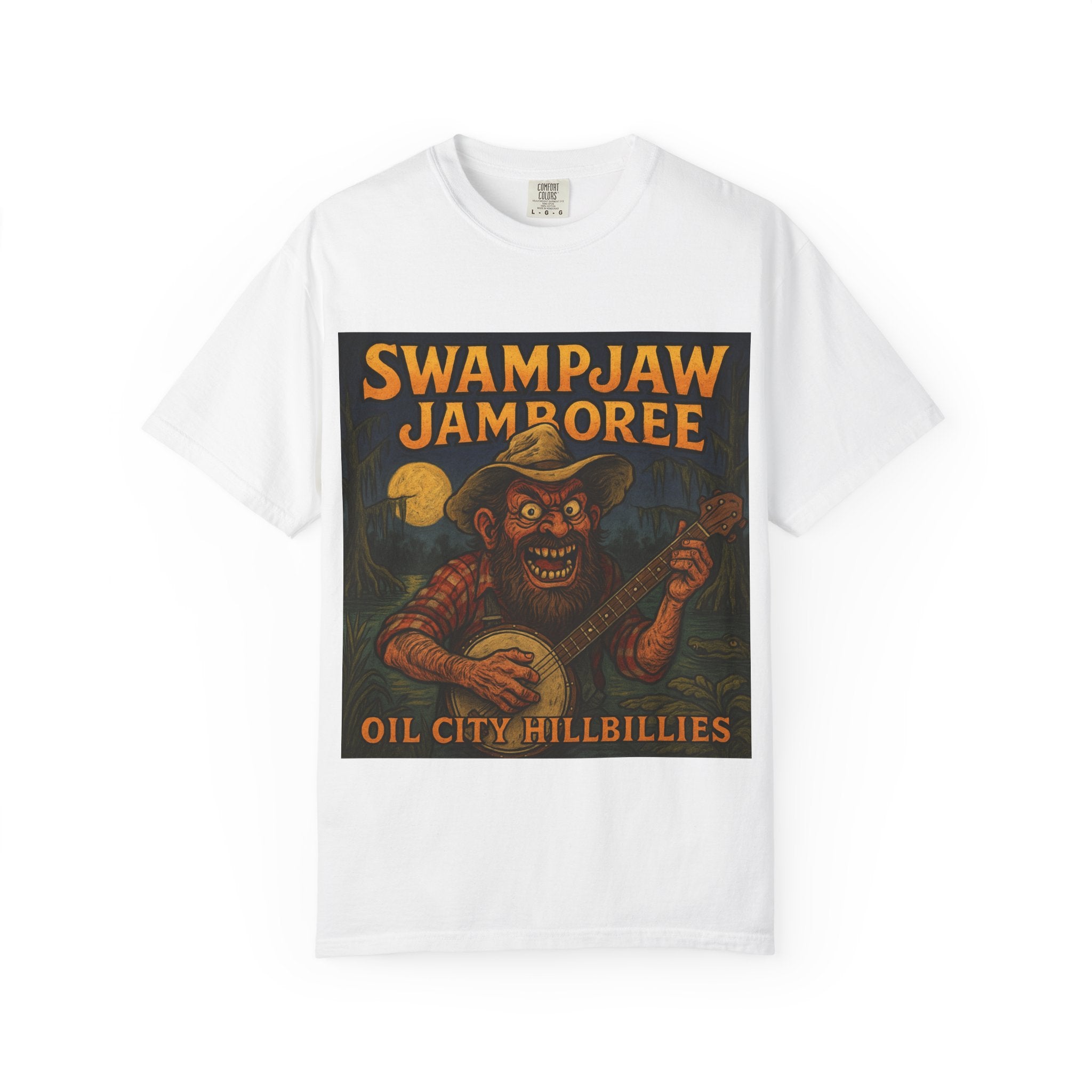 Swampjaw Jamboree Unisex T-Shirt, Vintage Music Tee, Casual Graphic Shirt, Fun Gift for Music Lovers, Festival Apparel