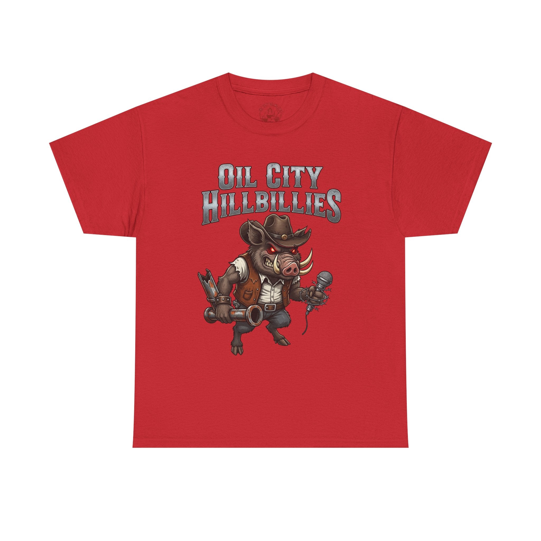 Oil City Hillbillies Unisex Tee - Country Humor Shirt, Vintage Graphic Tee, Perfect for Music Lovers, BBQ Events, Gifting, Everyday Wear