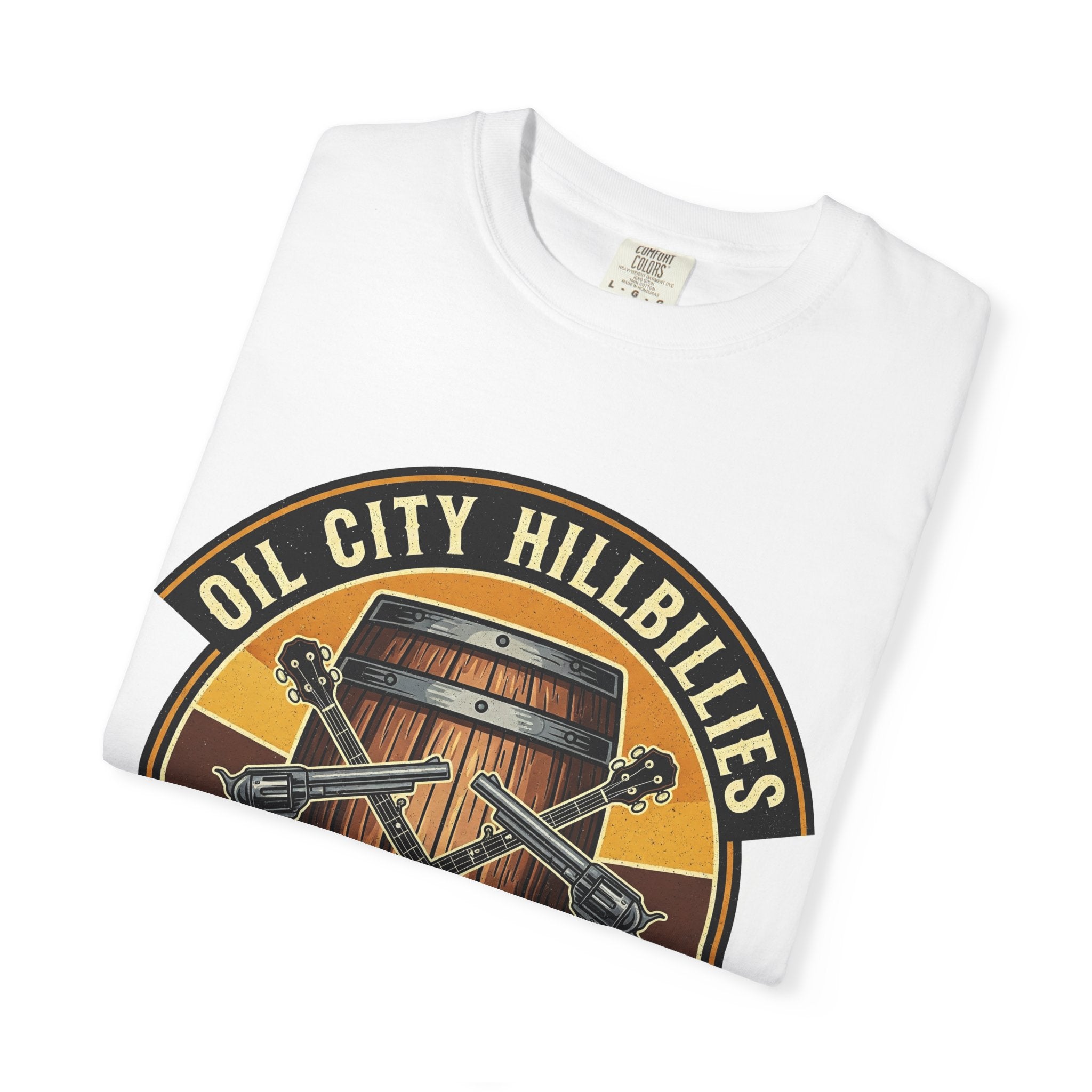 Oil City Hillbillies T-Shirt | Southern Outlaw Country Tee, Music Lover Gift, Vintage Style Shirt, Casual Outfit, Festival Apparel