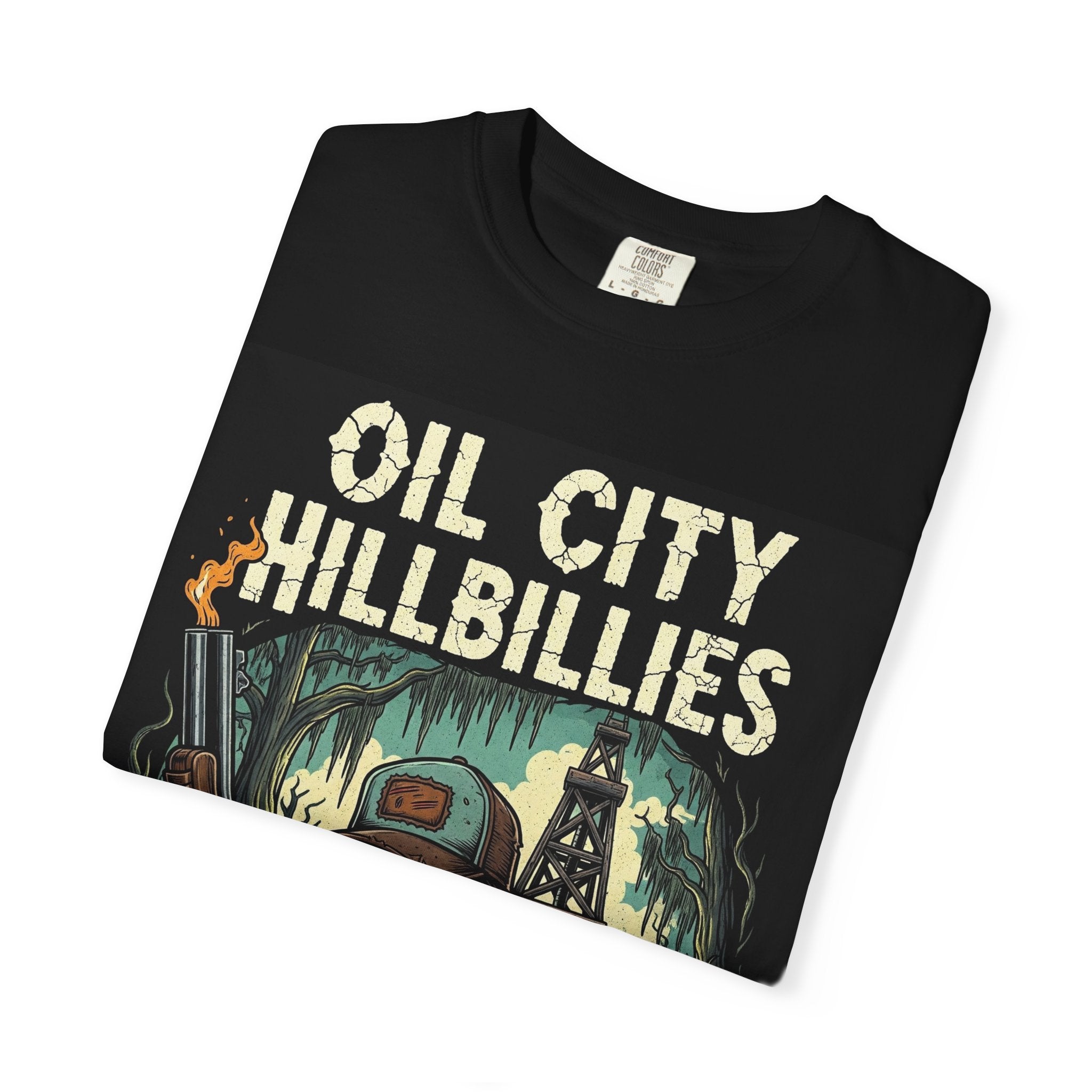 Oil City Hillbillies Unisex T-Shirt – Vintage Graphic Tee, Funny Gift, Casual Wear, Festive Party Shirt, 90s Nostalgia Style
