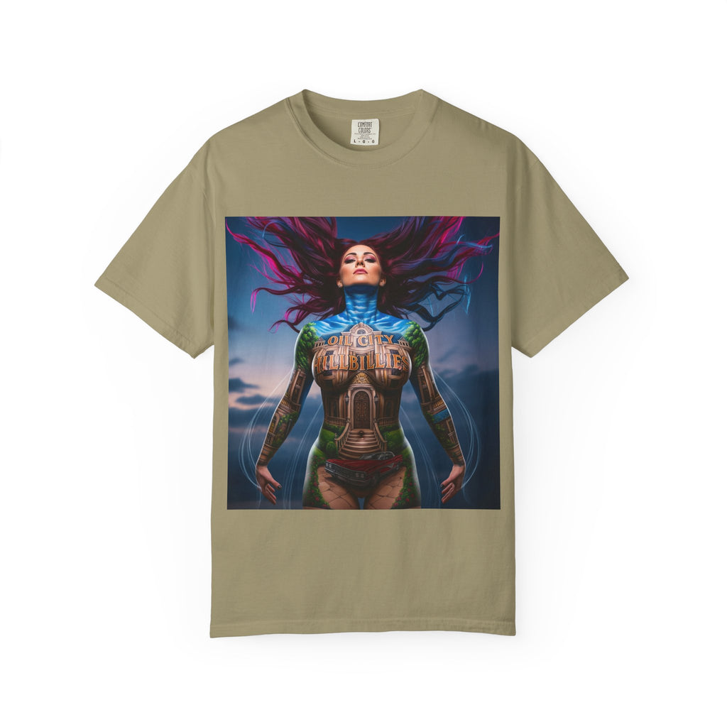 Mystical Spirit T-Shirt | Ethereal Oil City Hillbillies Art Tee, Unisex Graphic Shirt, Bohemian Style, Gift for Her, Festival Wear, Unique Artwear