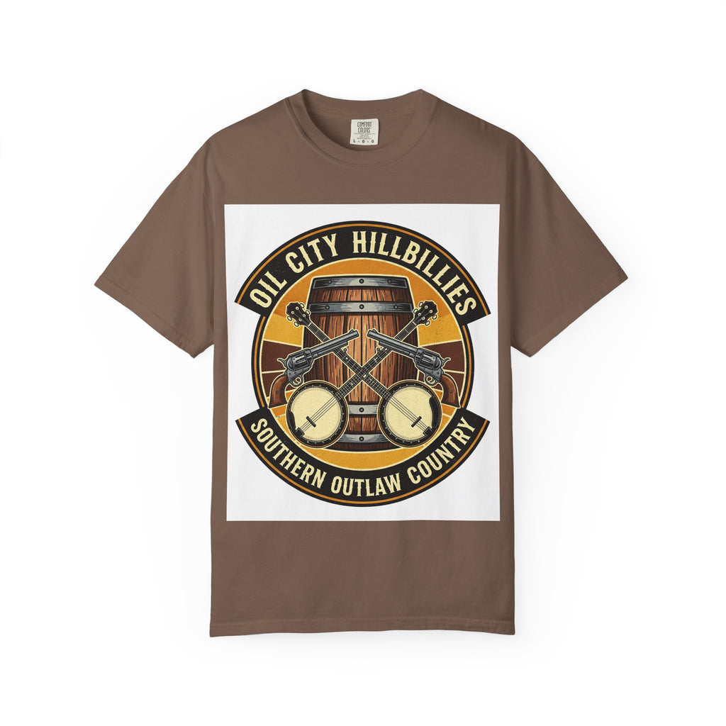 Oil City Hillbillies T-Shirt | Southern Outlaw Country Tee, Music Lover Gift, Vintage Style Shirt, Casual Outfit, Festival Apparel