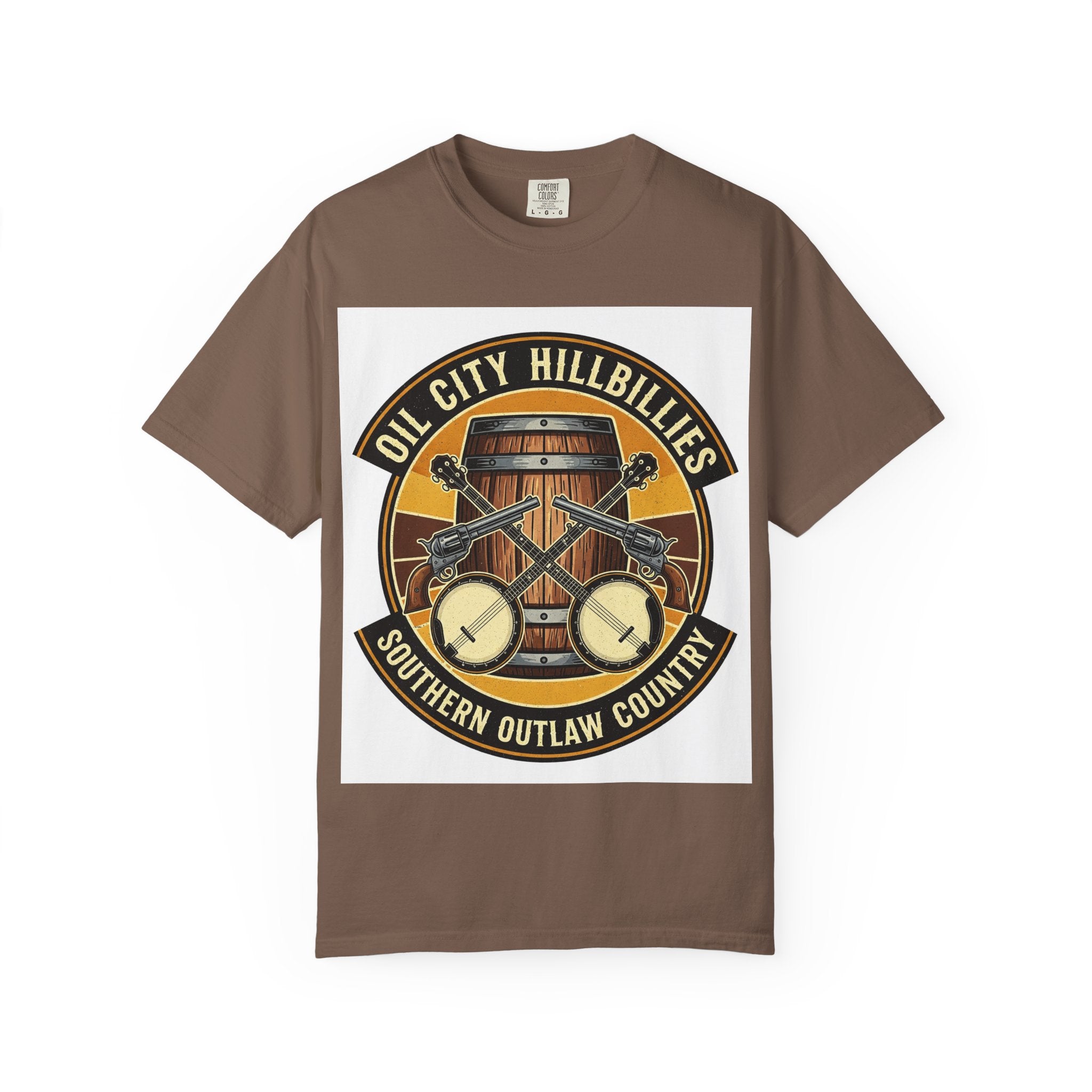 Oil City Hillbillies T-Shirt | Southern Outlaw Country Tee, Music Lover Gift, Vintage Style Shirt, Casual Outfit, Festival Apparel