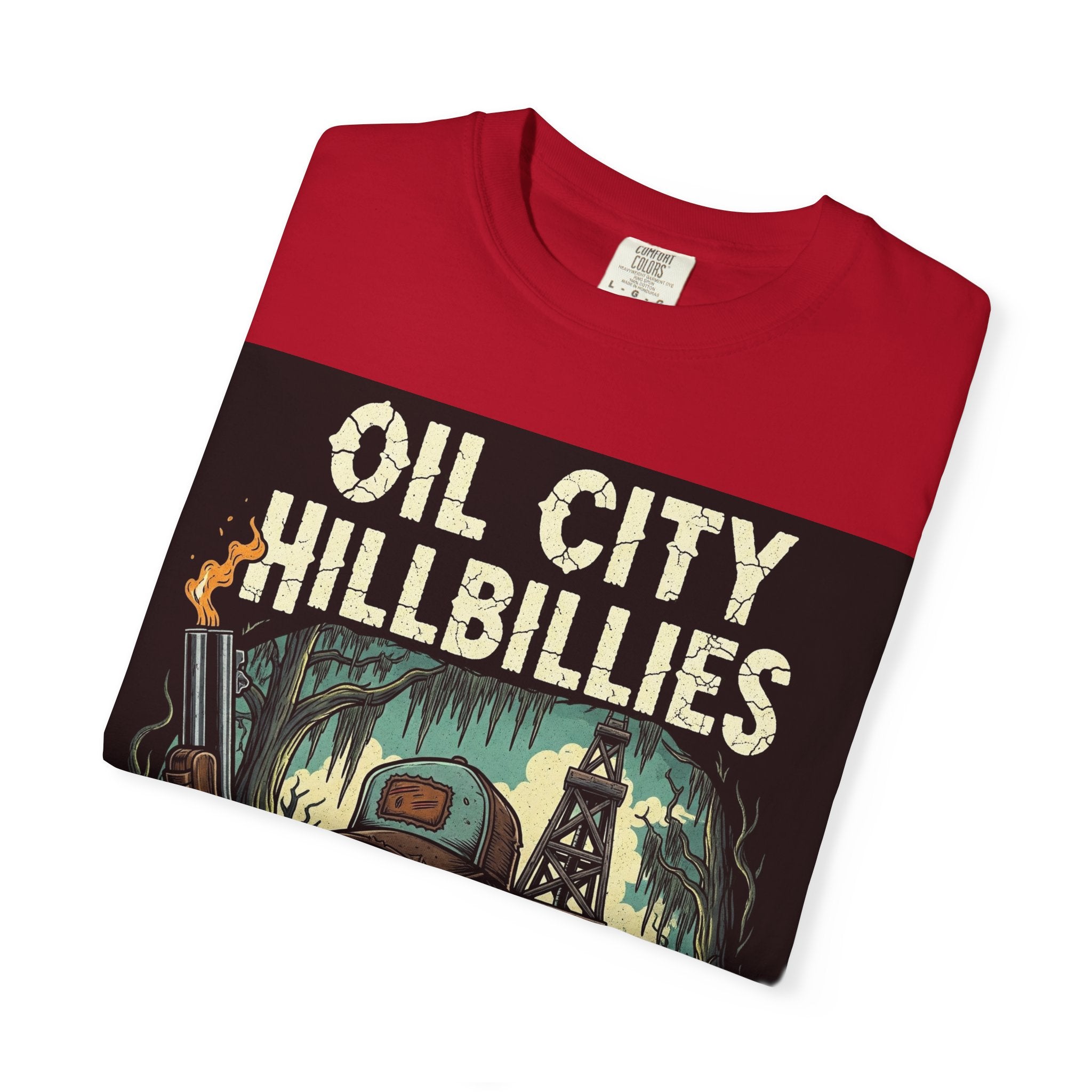 Oil City Hillbillies Unisex T-Shirt – Vintage Graphic Tee, Funny Gift, Casual Wear, Festive Party Shirt, 90s Nostalgia Style