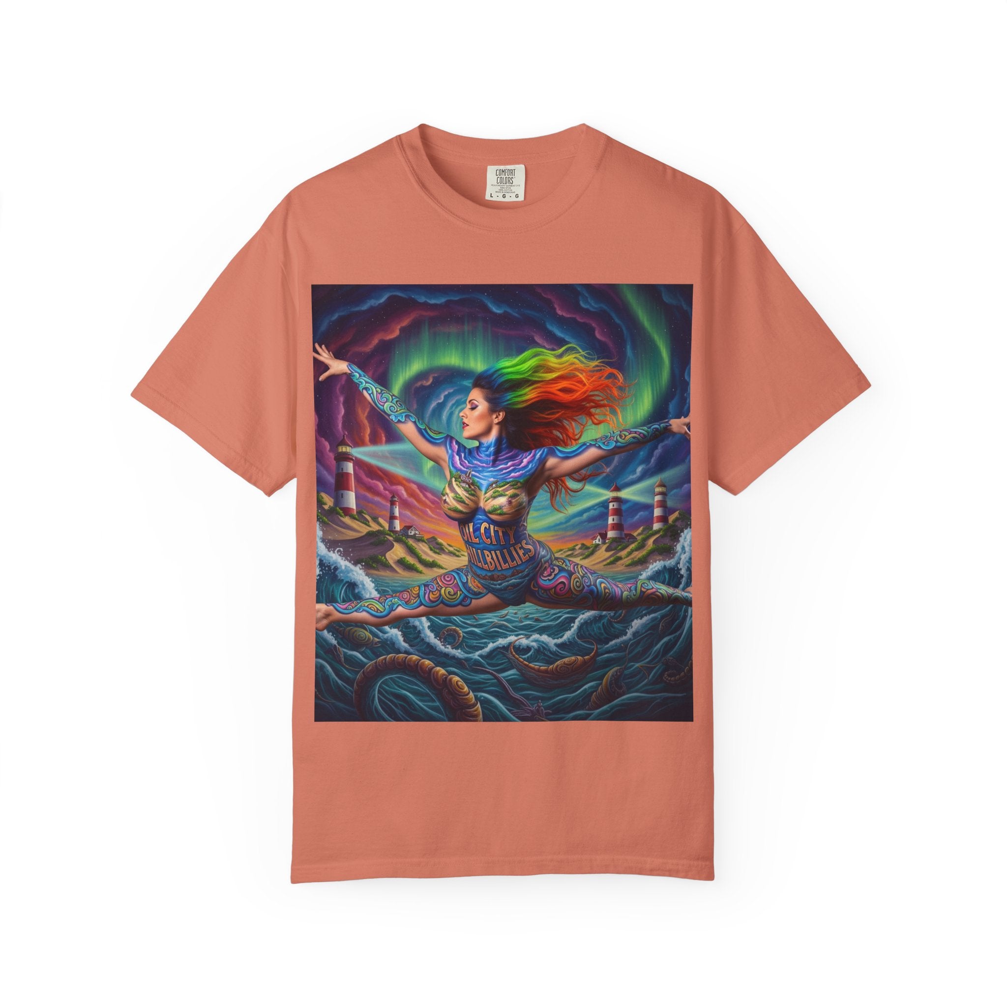 Oil City Hillbillies Colorful Spirit Unisex T-Shirt, Artistic Graphic Tee, Casual Wear, Gift for Art Lovers, Summer Festival Fashion