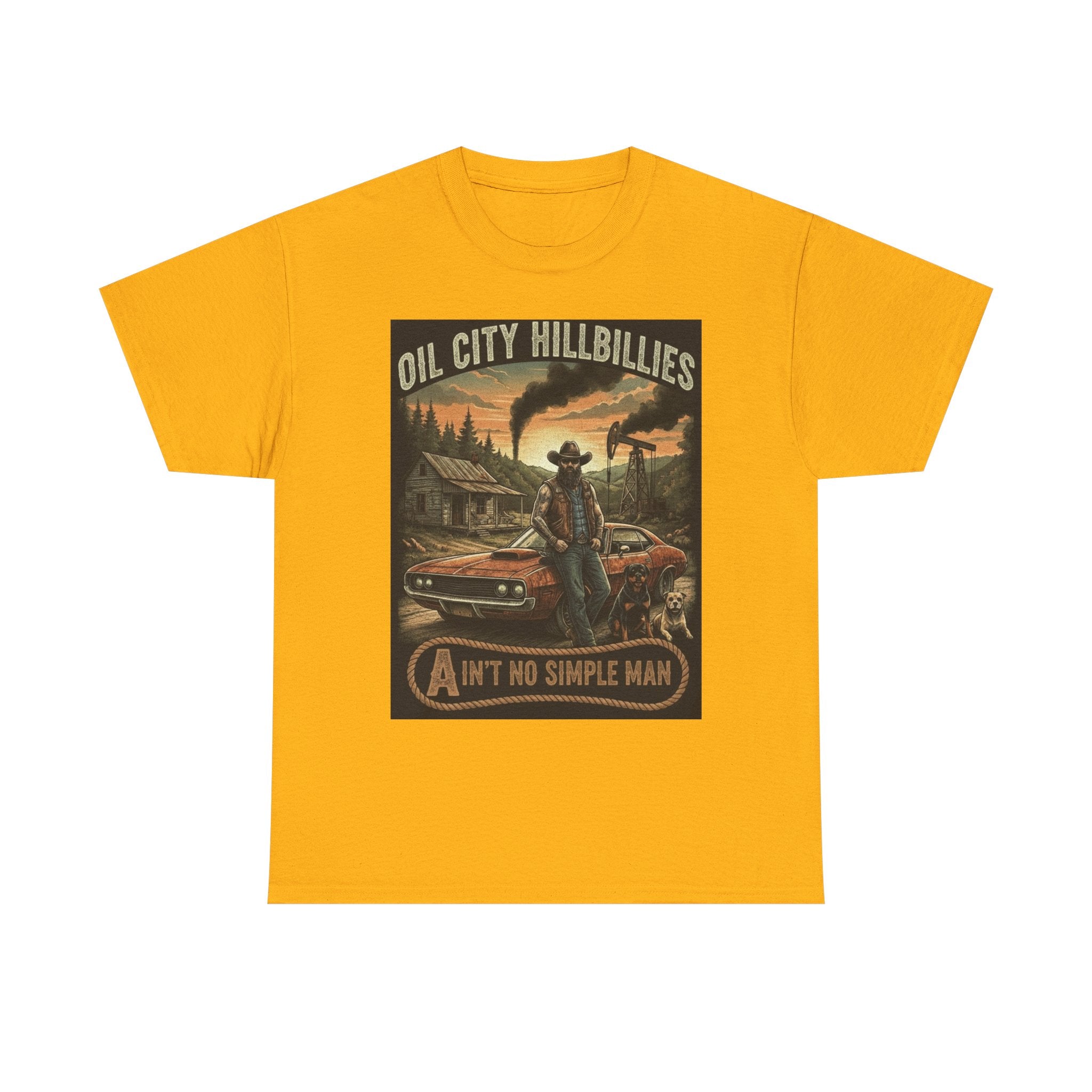 Oil City Hillbillies Unisex T-Shirt - Ain't No Simple Man Graphic Tee