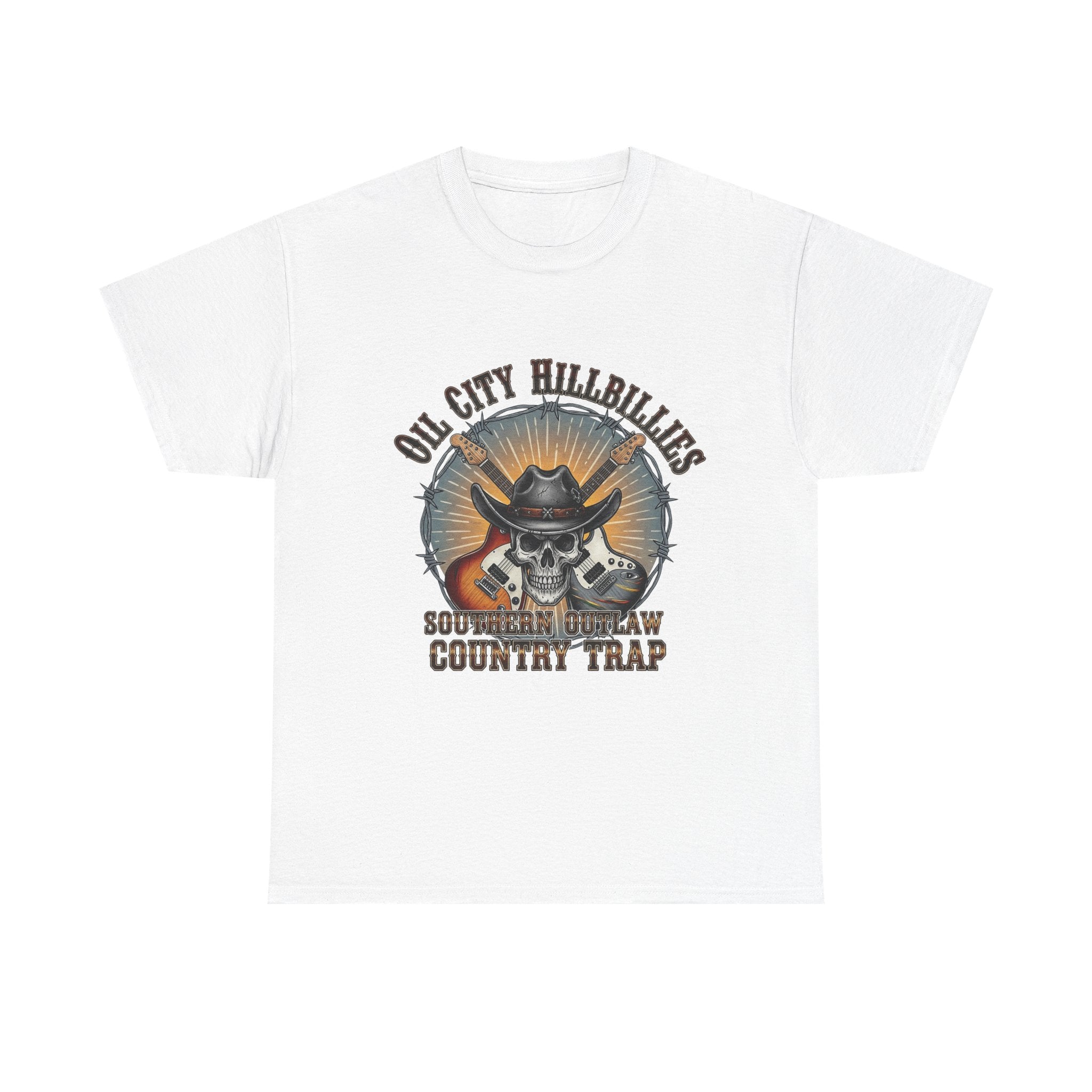 Southern Outlaw Graphic Tee | Unisex Heavy Cotton Tee for Country Music Lovers, Festival Wear, Casual Style, Gift for Him/Her