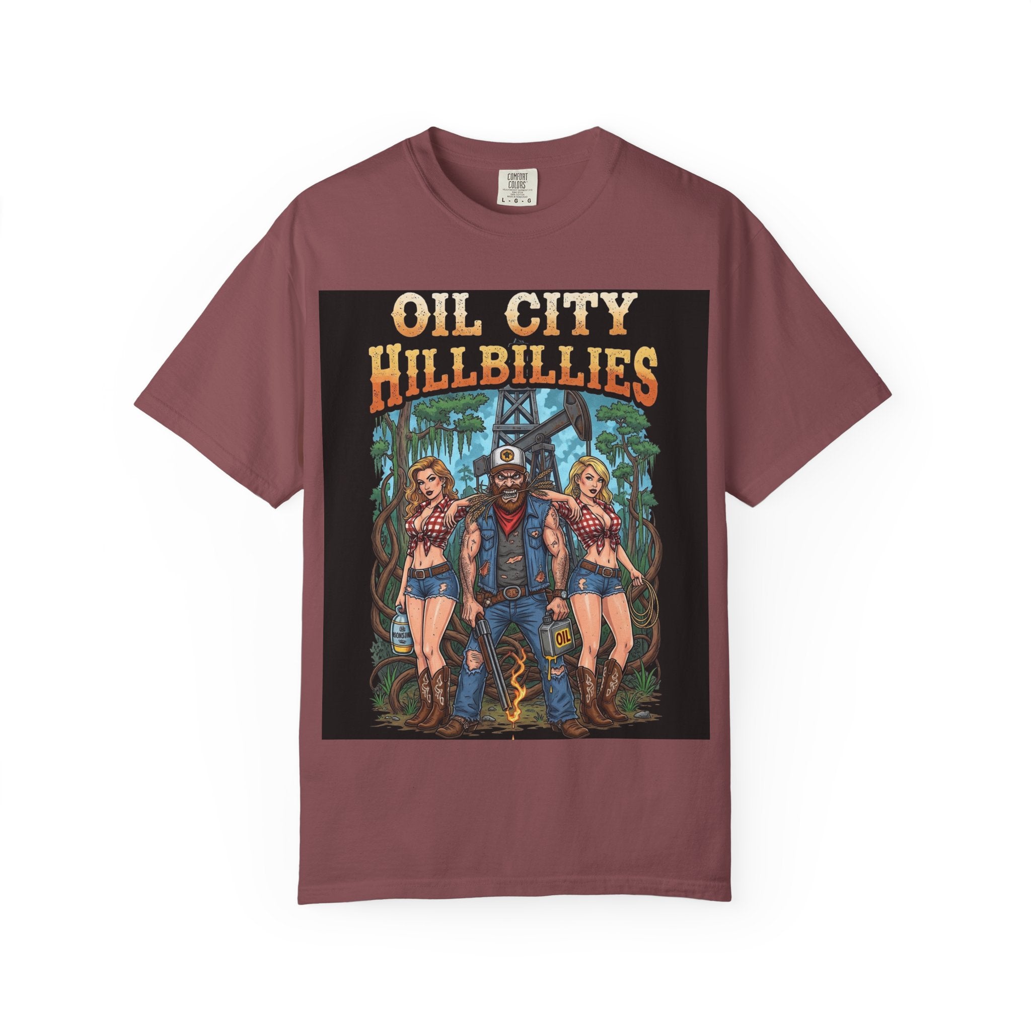Vintage Graphic Tee – Oil City Hillbillies Shirt, Unisex T-Shirt, Casual Wear, Festival Outfit, Southern Pride Apparel