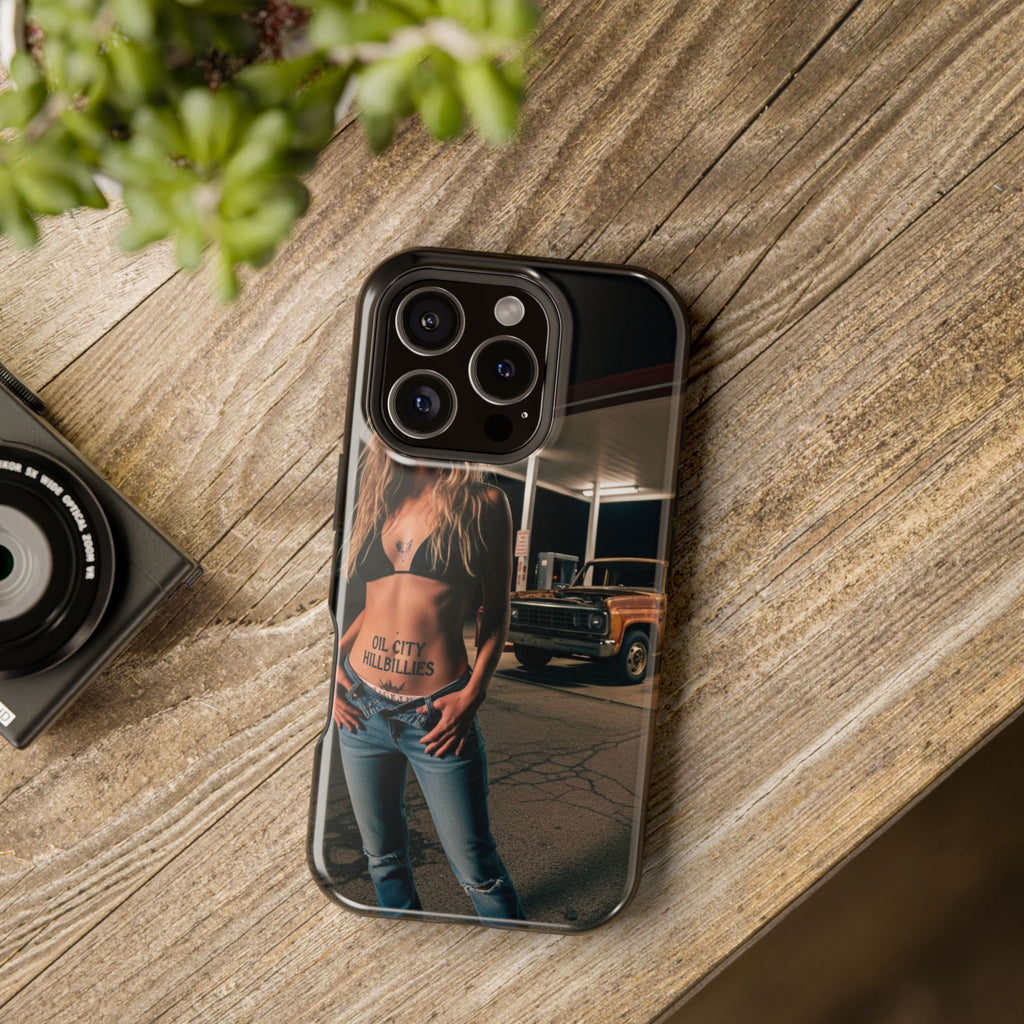 Oil City Hillbillies Magnetic Tough Cases | Personalized Phone Cover, Unique Gift for Country Lovers, Tough Cell Phone Case, Hillbilly Style