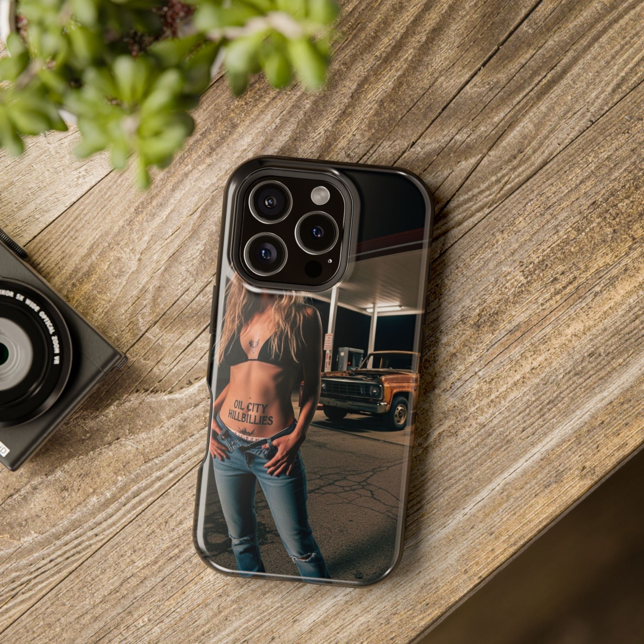 Oil City Hillbillies Magnetic Tough Cases | Personalized Phone Cover, Unique Gift for Country Lovers, Tough Cell Phone Case, Hillbilly Style