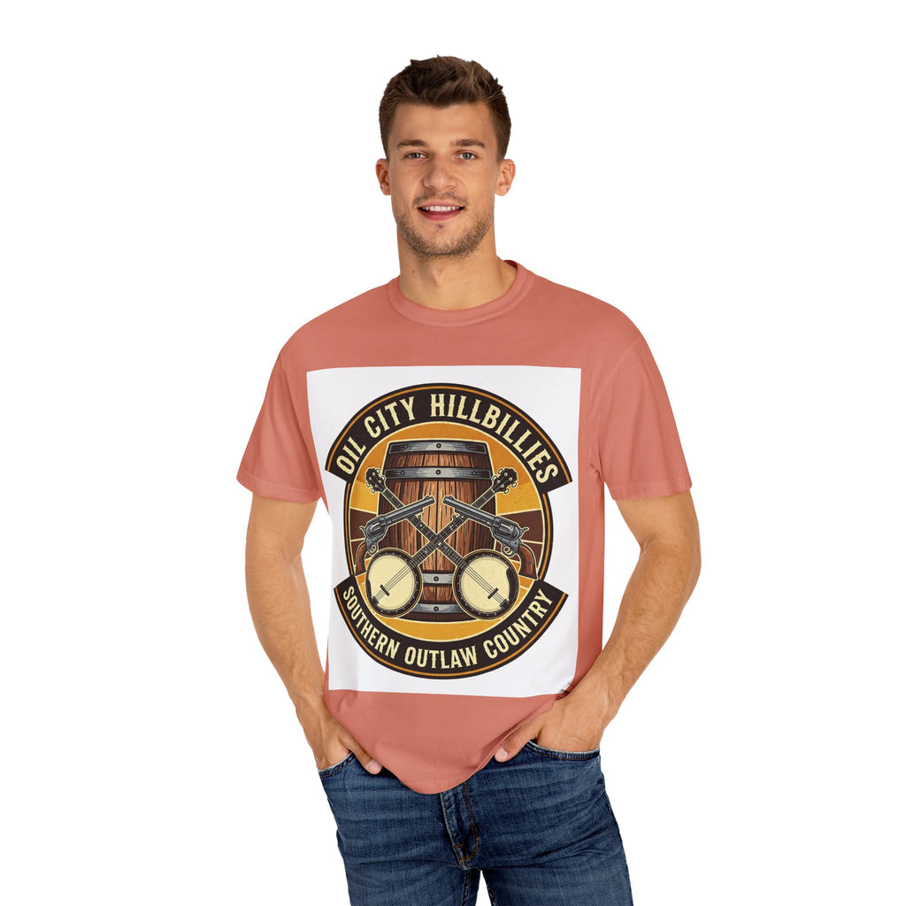 Oil City Hillbillies T-Shirt | Southern Outlaw Country Tee, Music Lover Gift, Vintage Style Shirt, Casual Outfit, Festival Apparel