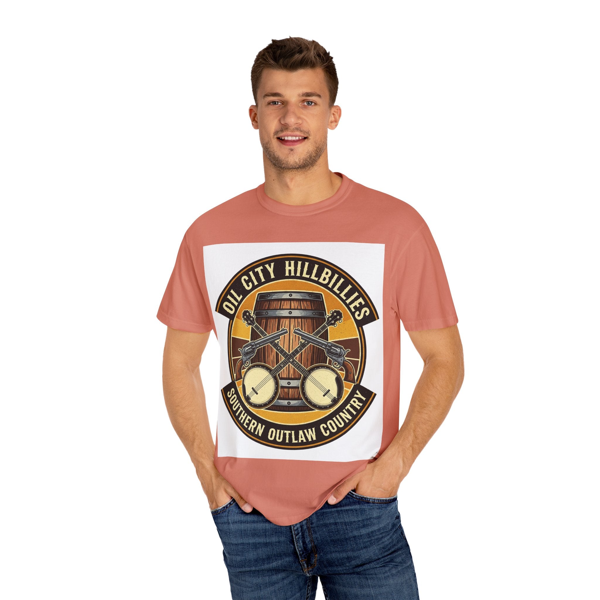 Oil City Hillbillies T-Shirt | Southern Outlaw Country Tee, Music Lover Gift, Vintage Style Shirt, Casual Outfit, Festival Apparel