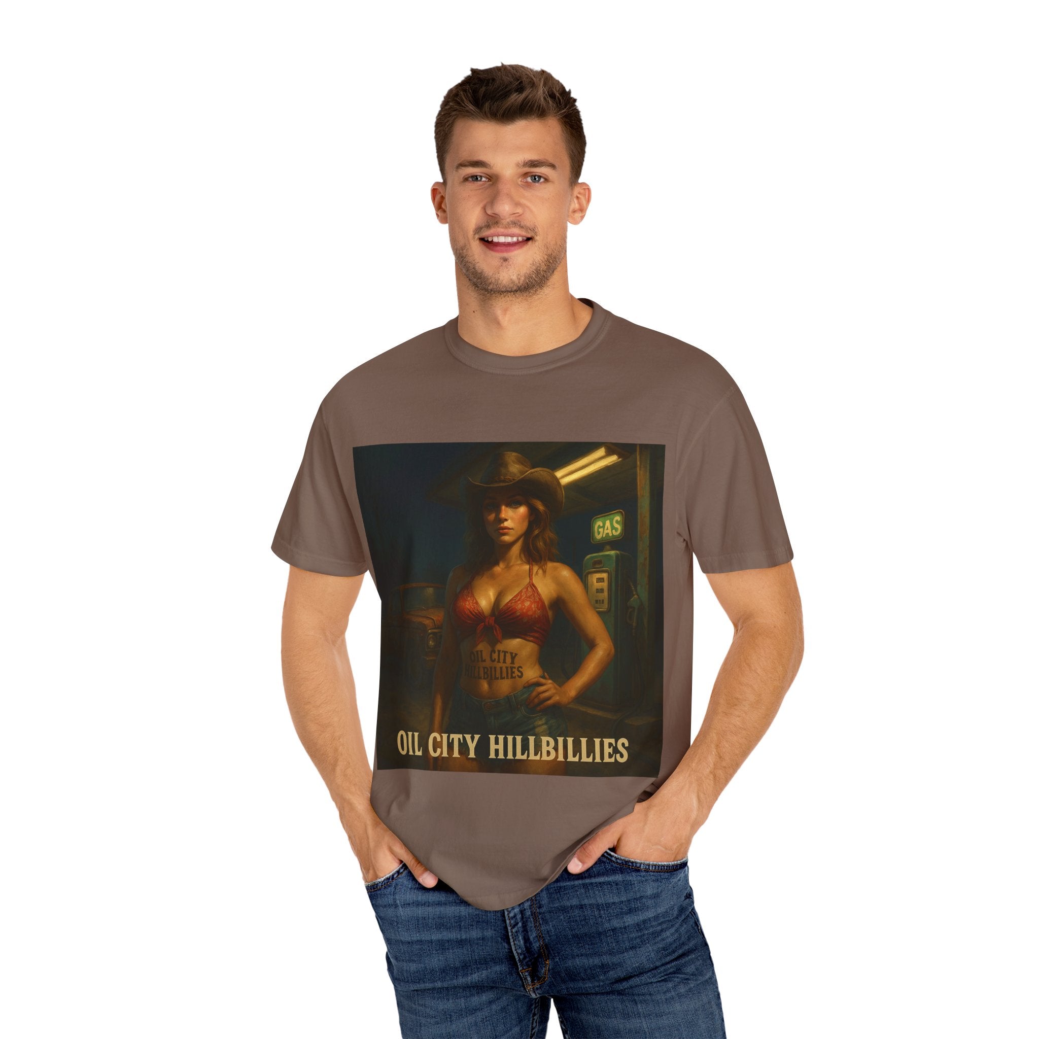 Vintage Oil City Hillbillies T-Shirt, Retro Graphic Tee for Country Lovers, Casual Wear, Music Festival Apparel, Unique Gift Idea
