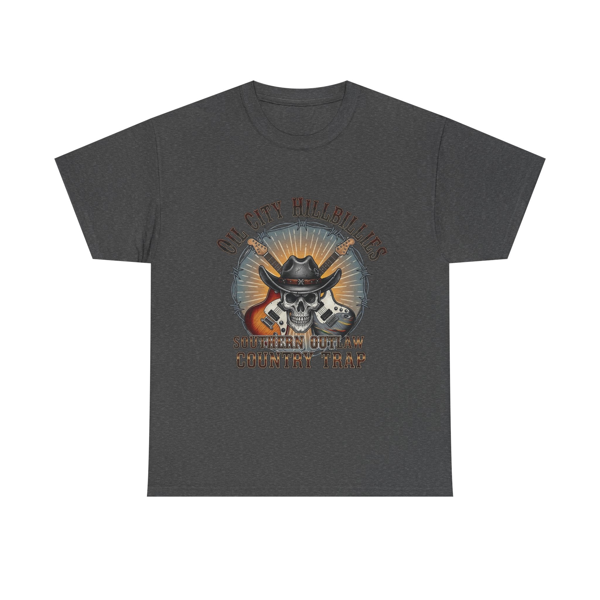 Southern Outlaw Graphic Tee | Unisex Heavy Cotton Tee for Country Music Lovers, Festival Wear, Casual Style, Gift for Him/Her