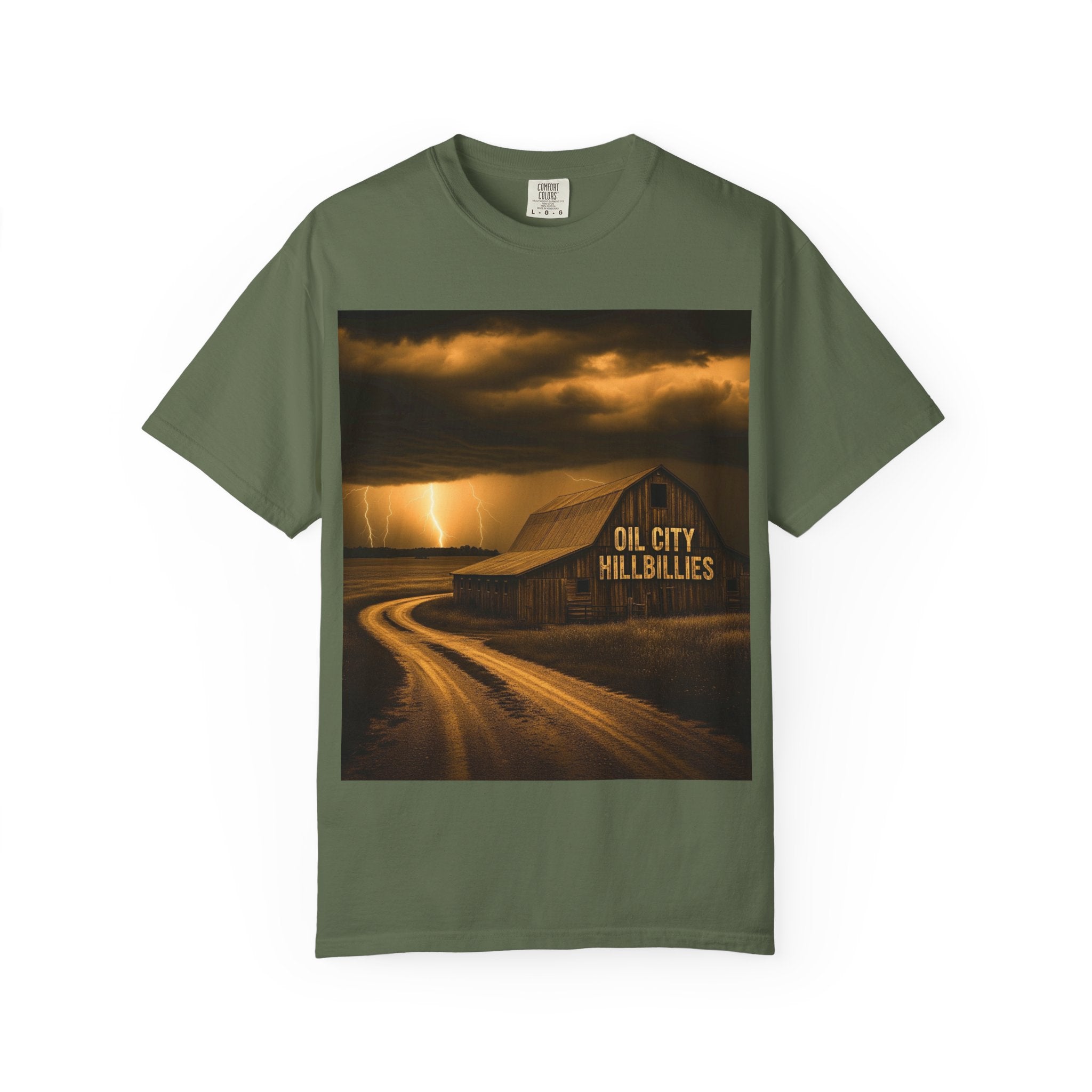 Oil City Hillbillies Vintage Graphic Tee – Unisex Outlaw Country T-Shirt, Southern Rock Band Merch, Country Concert Shirt