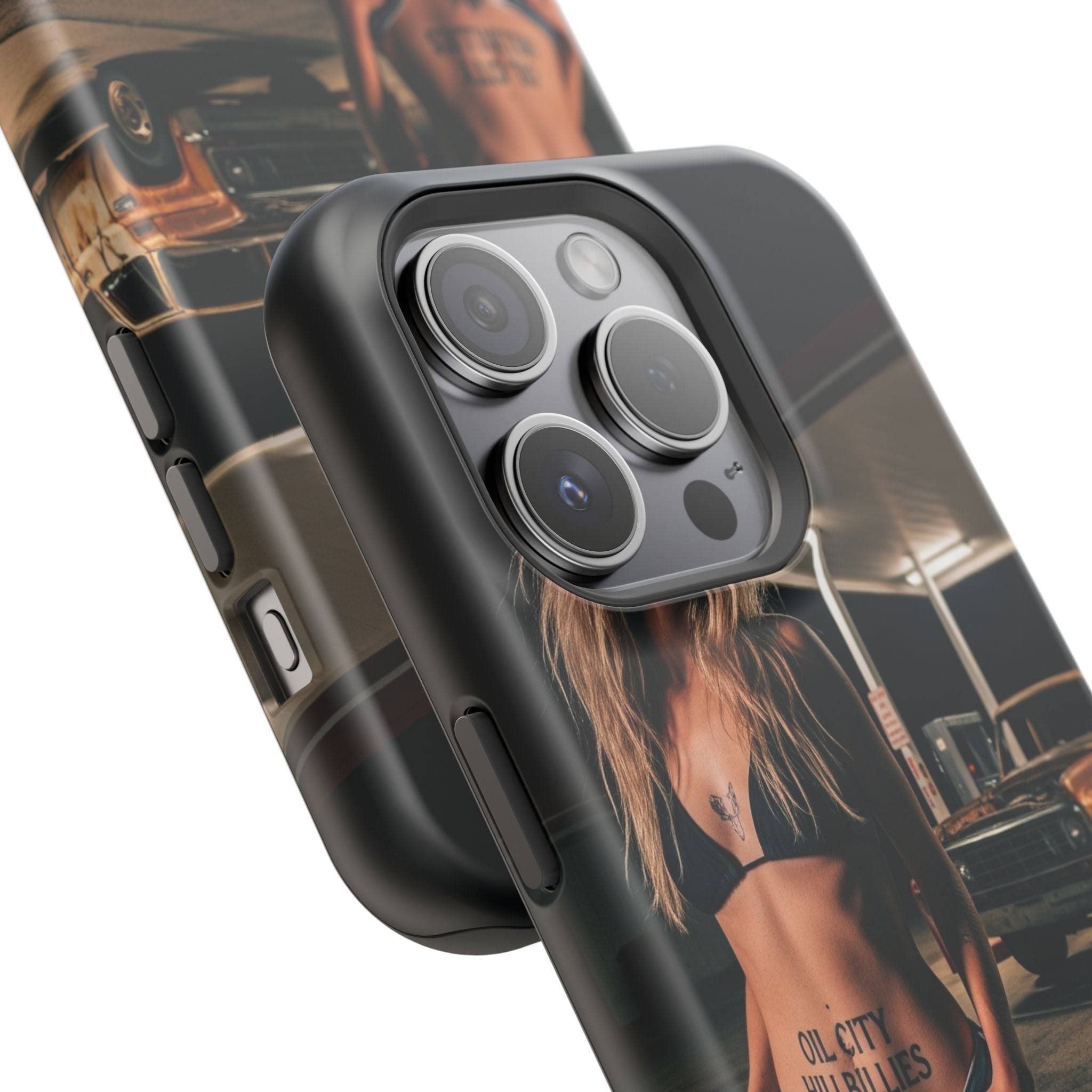 Oil City Hillbillies Magnetic Tough Cases | Personalized Phone Cover, Unique Gift for Country Lovers, Tough Cell Phone Case, Hillbilly Style