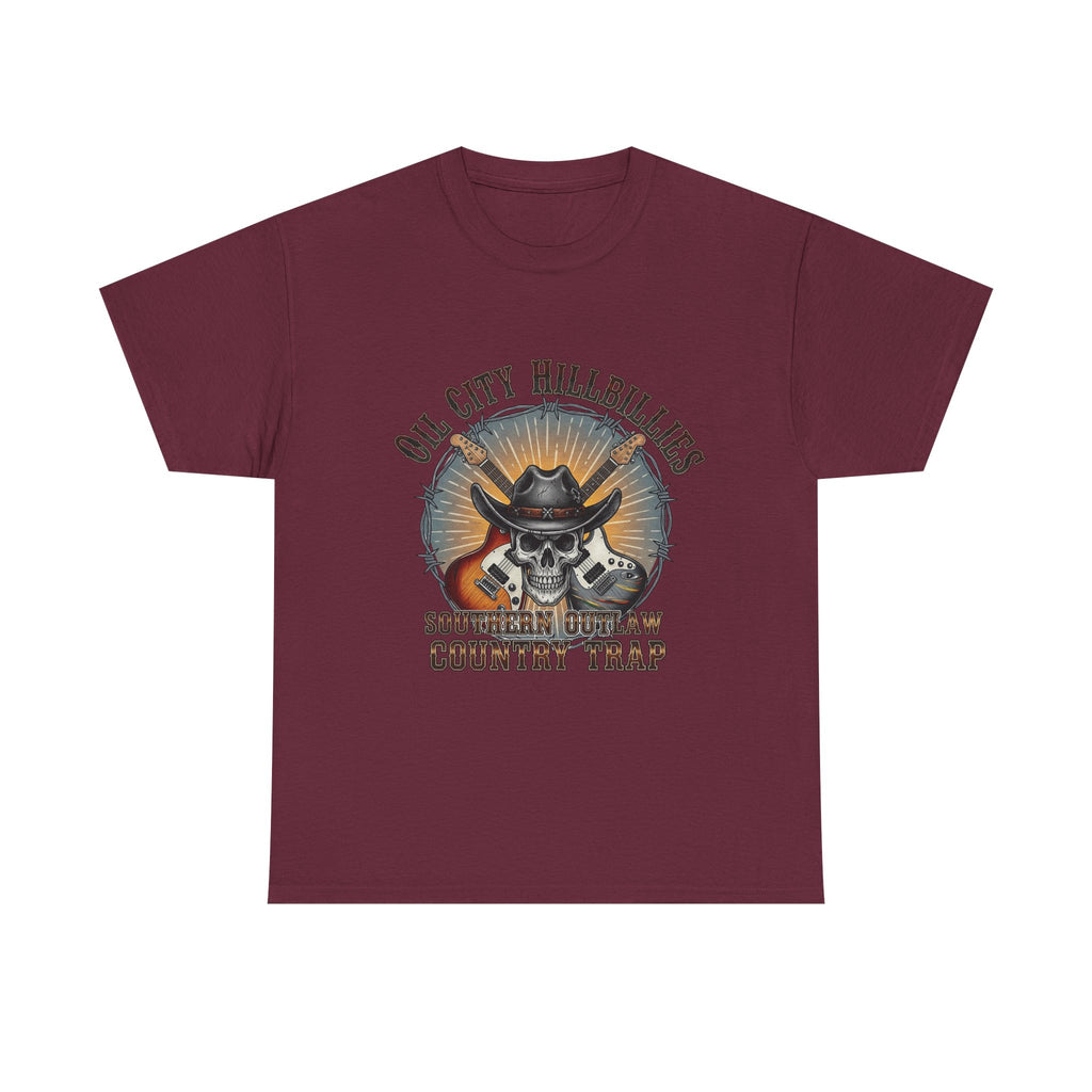 Southern Outlaw Graphic Tee | Unisex Heavy Cotton Tee for Country Music Lovers, Festival Wear, Casual Style, Gift for Him/Her