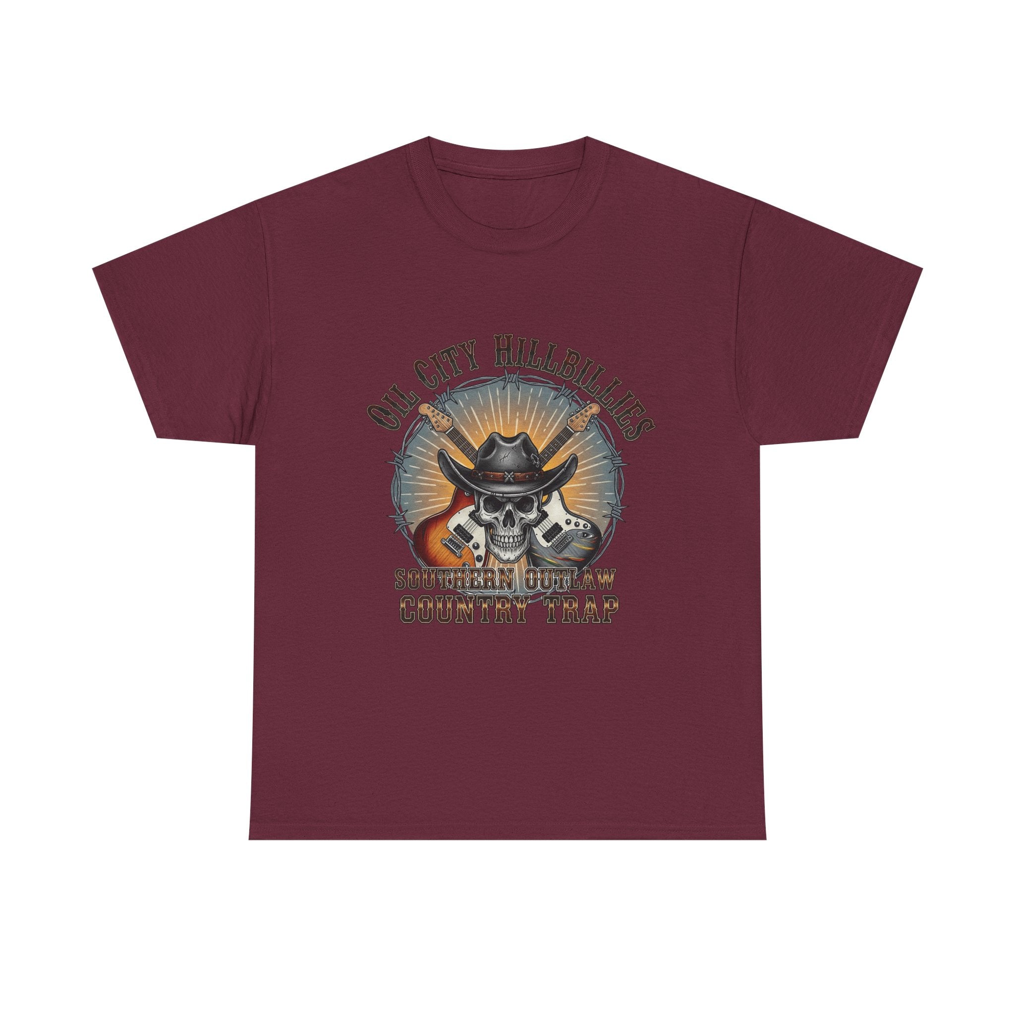 Southern Outlaw Graphic Tee | Unisex Heavy Cotton Tee for Country Music Lovers, Festival Wear, Casual Style, Gift for Him/Her