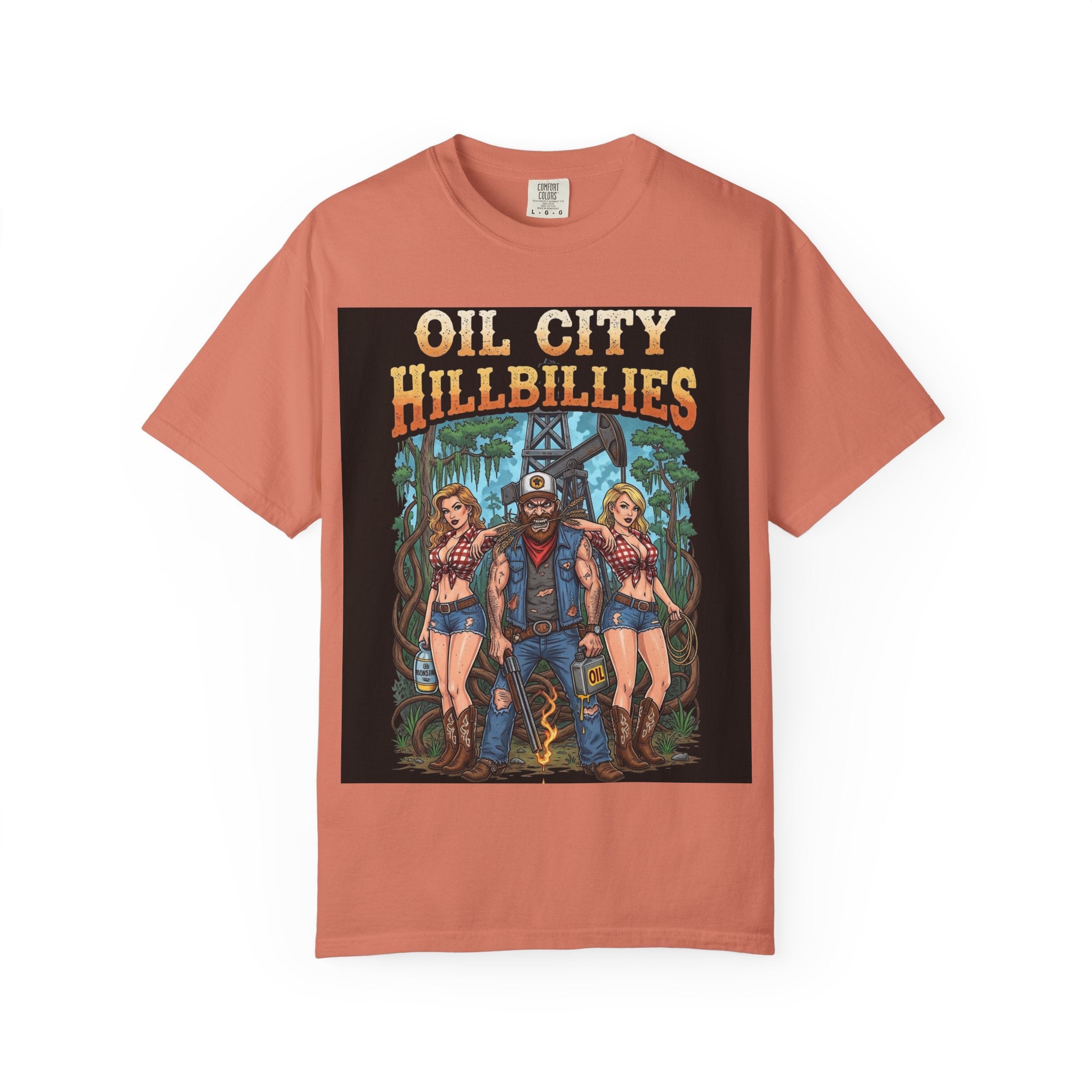 Vintage Graphic Tee – Oil City Hillbillies Shirt, Unisex T-Shirt, Casual Wear, Festival Outfit, Southern Pride Apparel