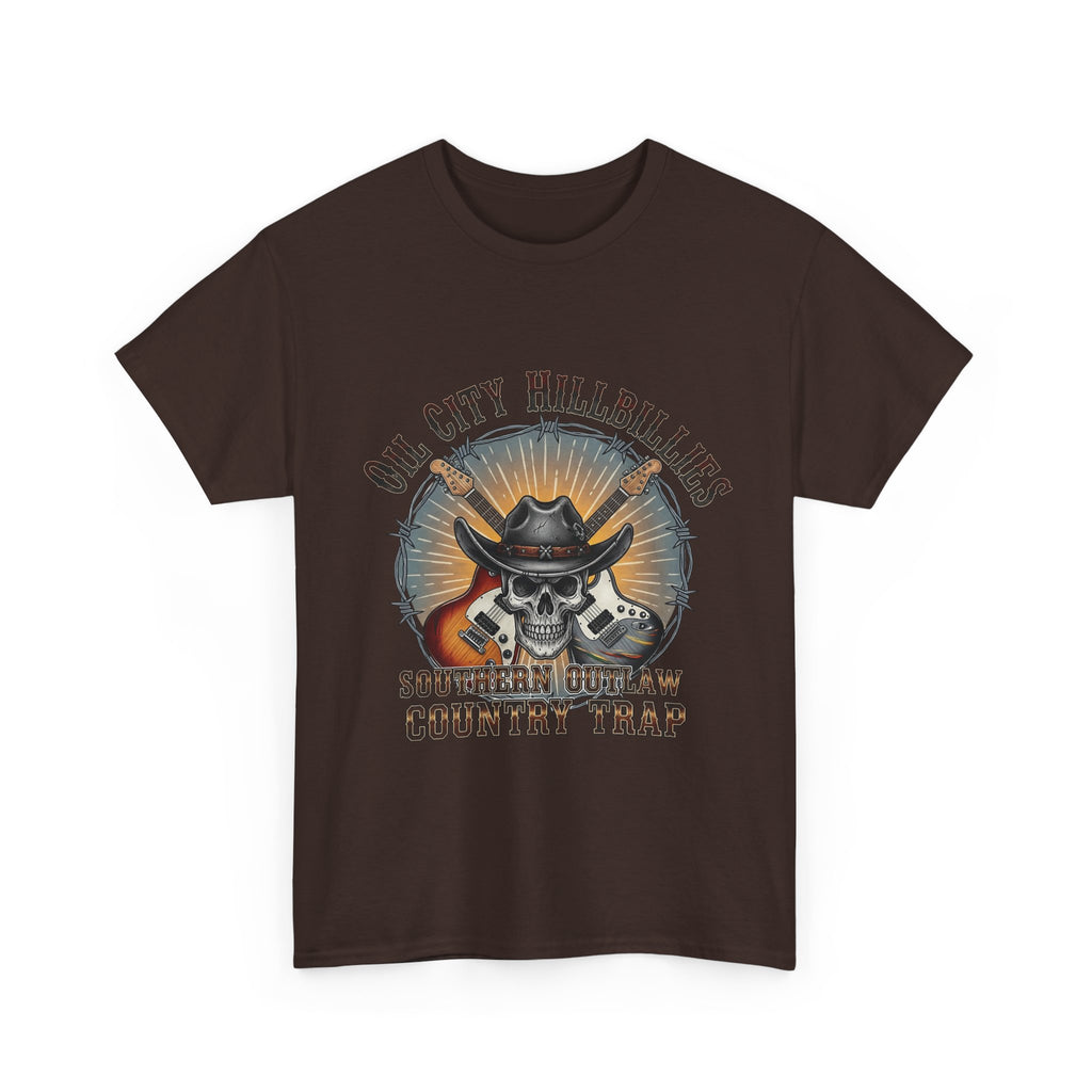 Southern Outlaw Graphic Tee | Unisex Heavy Cotton Tee for Country Music Lovers, Festival Wear, Casual Style, Gift for Him/Her
