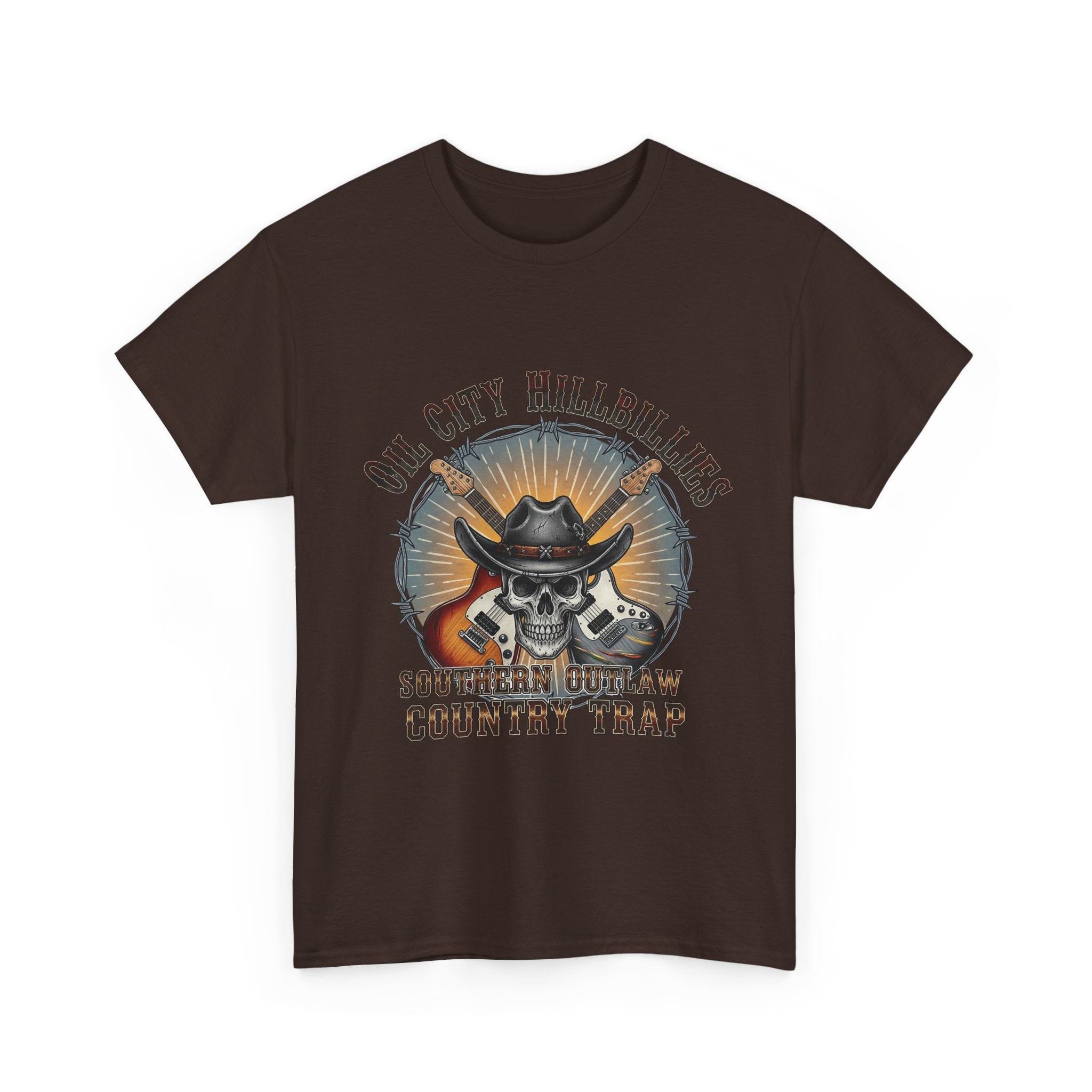 Southern Outlaw Graphic Tee | Unisex Heavy Cotton Tee for Country Music Lovers, Festival Wear, Casual Style, Gift for Him/Her