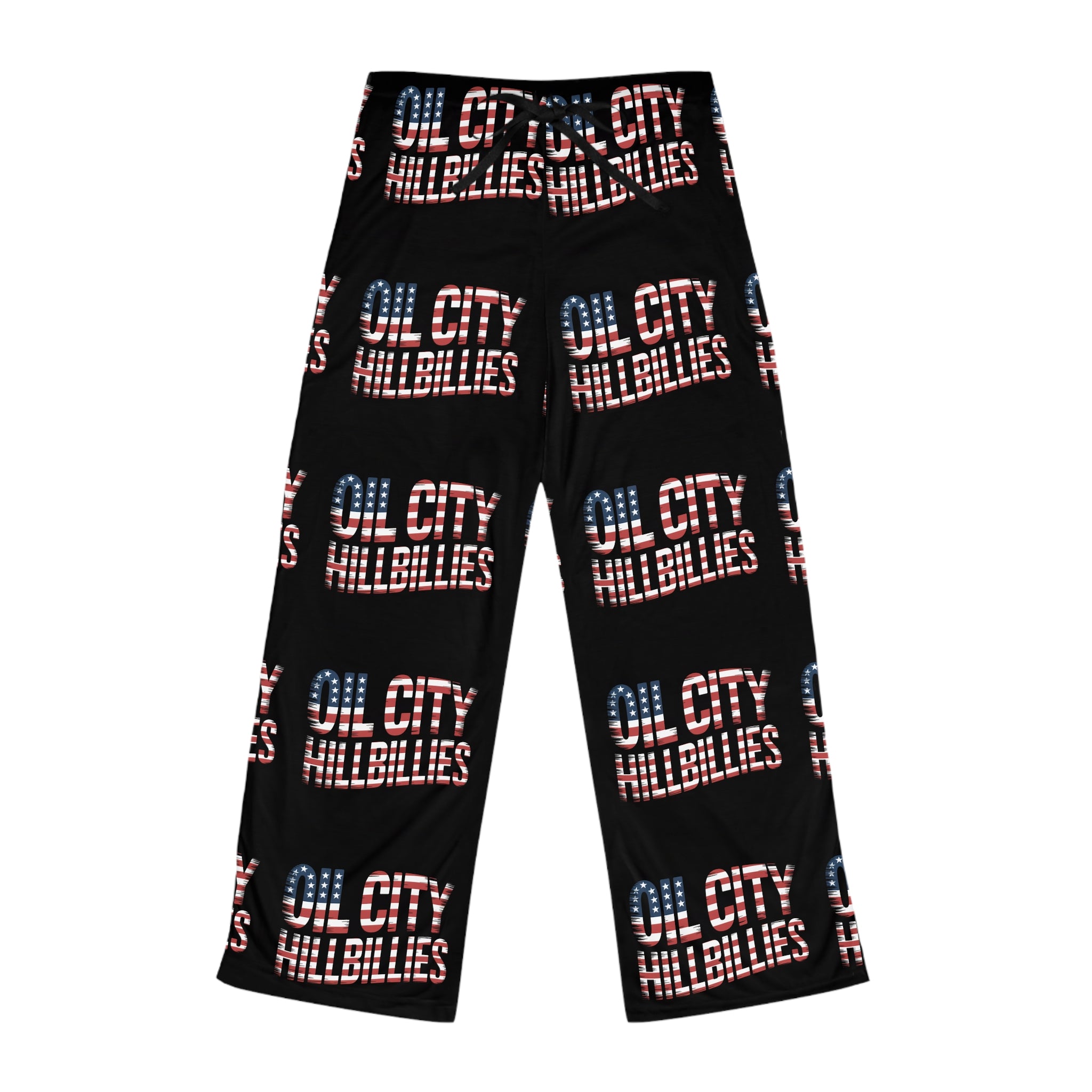 Cozy Oil City Hillbillies Pajama Pants, Relaxed Loungewear, Fun Sleepwear, Gifts for Her, Outdoor Festivals, Americana Style