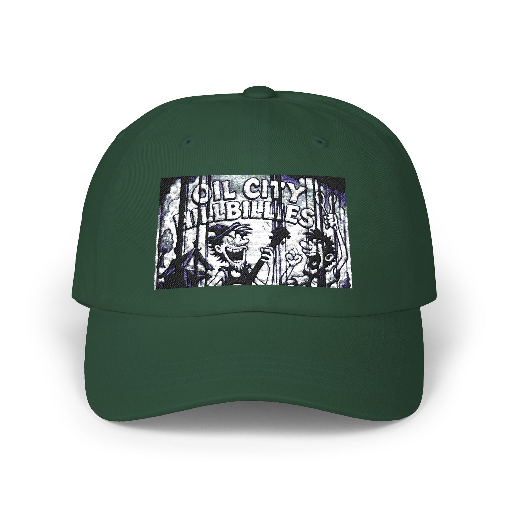 Oil City Hillbillies Vintage-Inspired Dad Cap with Graphic Design, Casual Hat for Dads, Perfect Father’s Day Gift, Relaxed Fit Cap, Summer Accessory