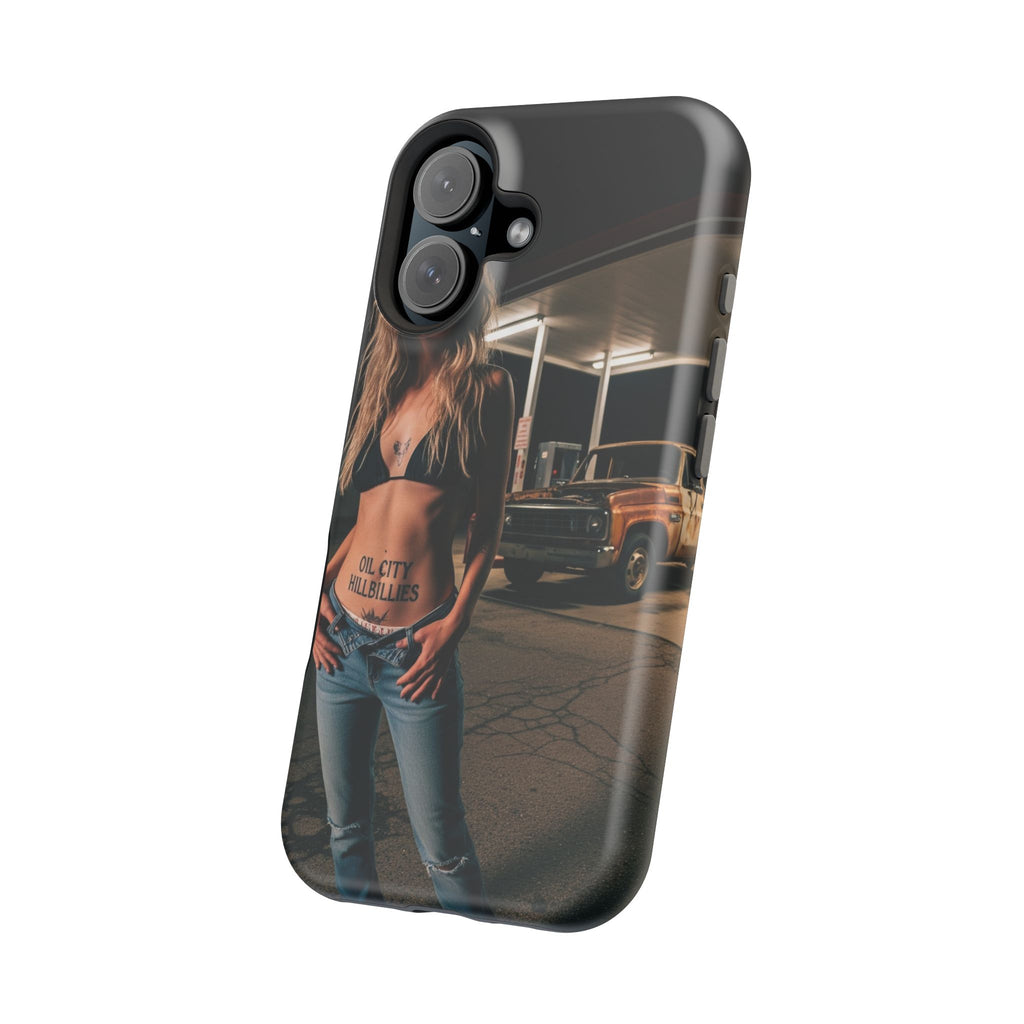 Oil City Hillbillies Magnetic Tough Cases | Personalized Phone Cover, Unique Gift for Country Lovers, Tough Cell Phone Case, Hillbilly Style