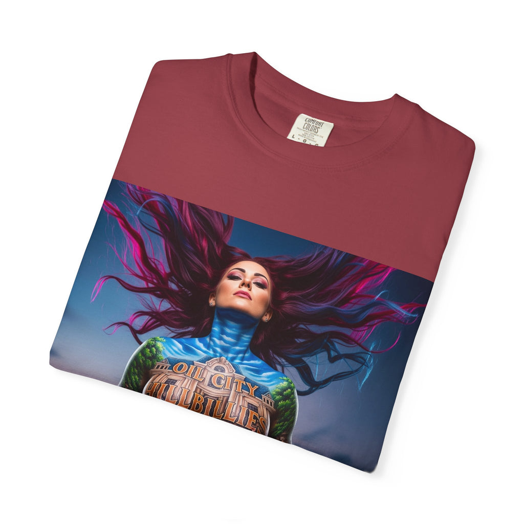 Mystical Spirit T-Shirt | Ethereal Oil City Hillbillies Art Tee, Unisex Graphic Shirt, Bohemian Style, Gift for Her, Festival Wear, Unique Artwear