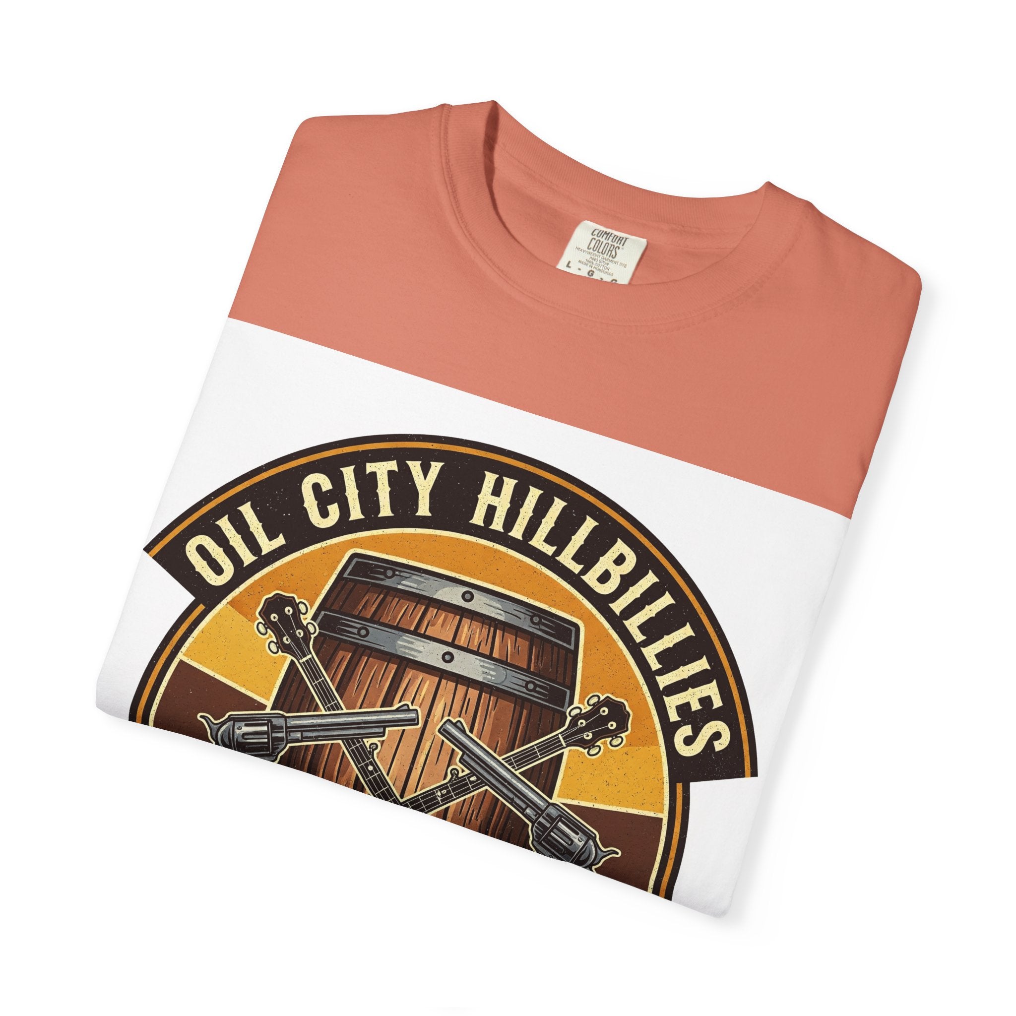 Oil City Hillbillies T-Shirt | Southern Outlaw Country Tee, Music Lover Gift, Vintage Style Shirt, Casual Outfit, Festival Apparel