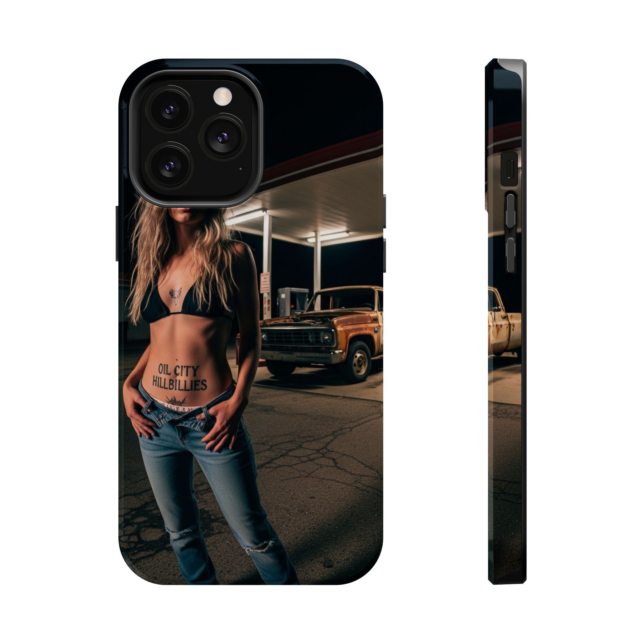 Oil City Hillbillies Magnetic Tough Cases | Personalized Phone Cover, Unique Gift for Country Lovers, Tough Cell Phone Case, Hillbilly Style