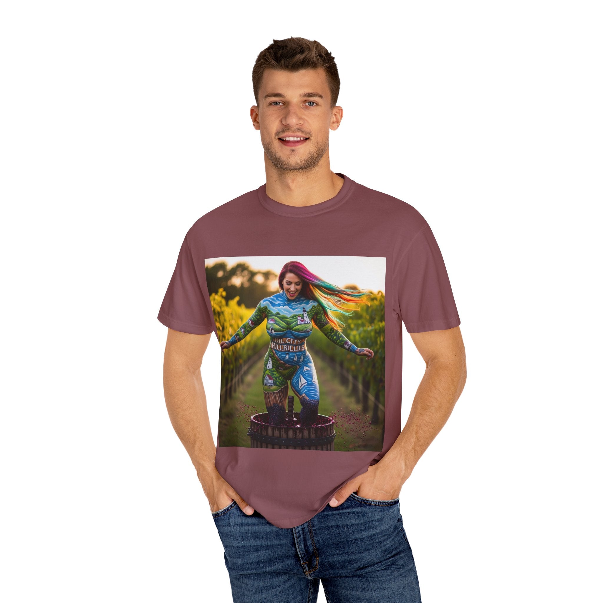 Vibrant Art T-Shirt, Colorful Graphic Tee, Eco-Friendly Cotton Shirt, Unique Gift for Art Lovers, Festival Wear, Casual Everyday Top