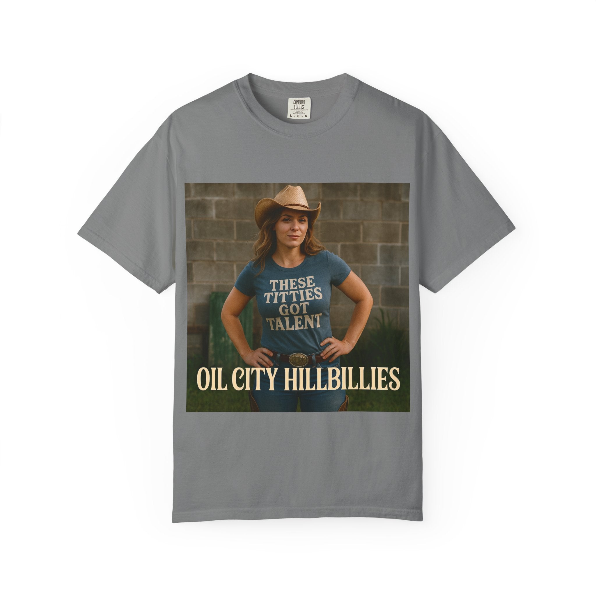 Oil City Hillbillies Unisex Garment-Dyed T-Shirt, Funny Country Shirt, Gift for Country Lovers, Unique Humor Tee, Casual Farm Style Apparel