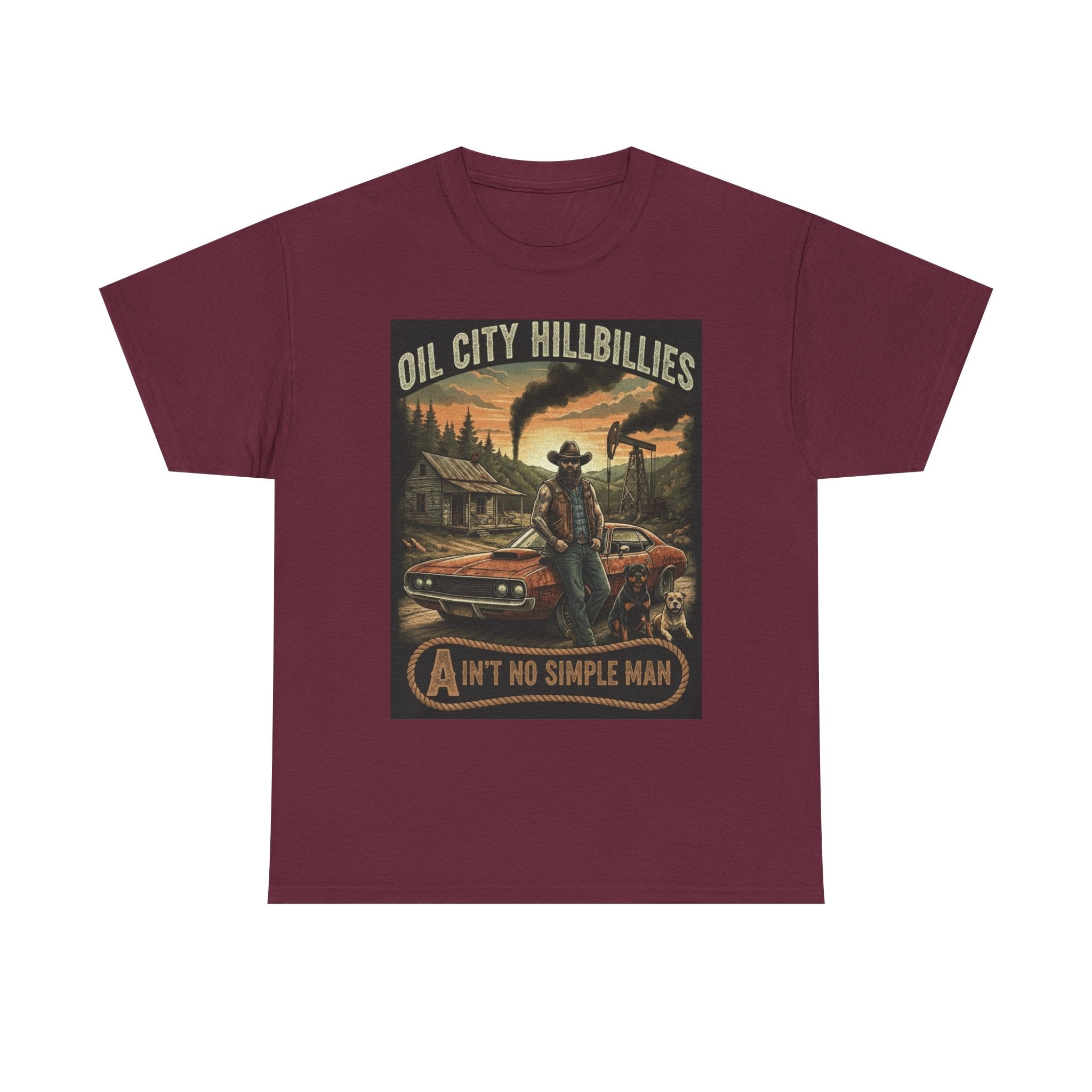 Oil City Hillbillies Unisex T-Shirt - Ain't No Simple Man Graphic Tee