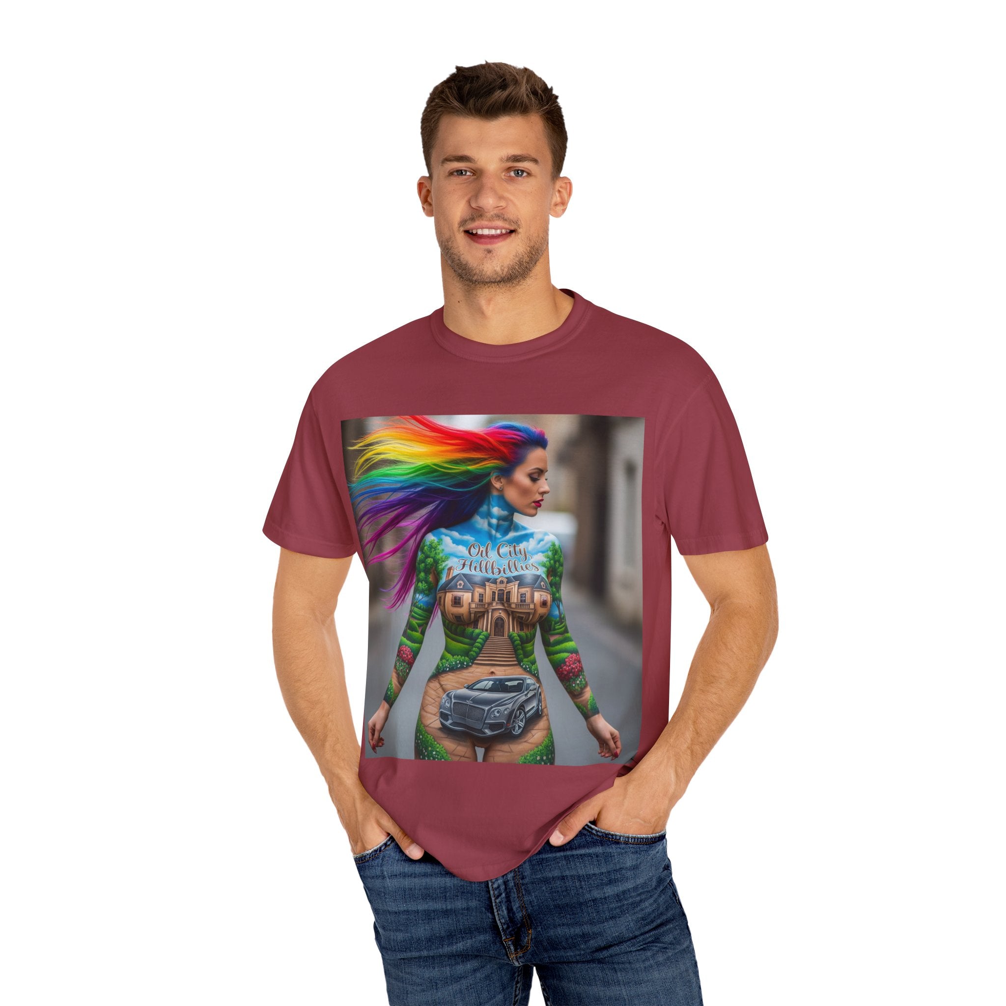 Vibrant Graphic T-Shirt for Creative Souls | Unisex Tee, Festival Wear, Casual Street Style, Gift for Art Lovers