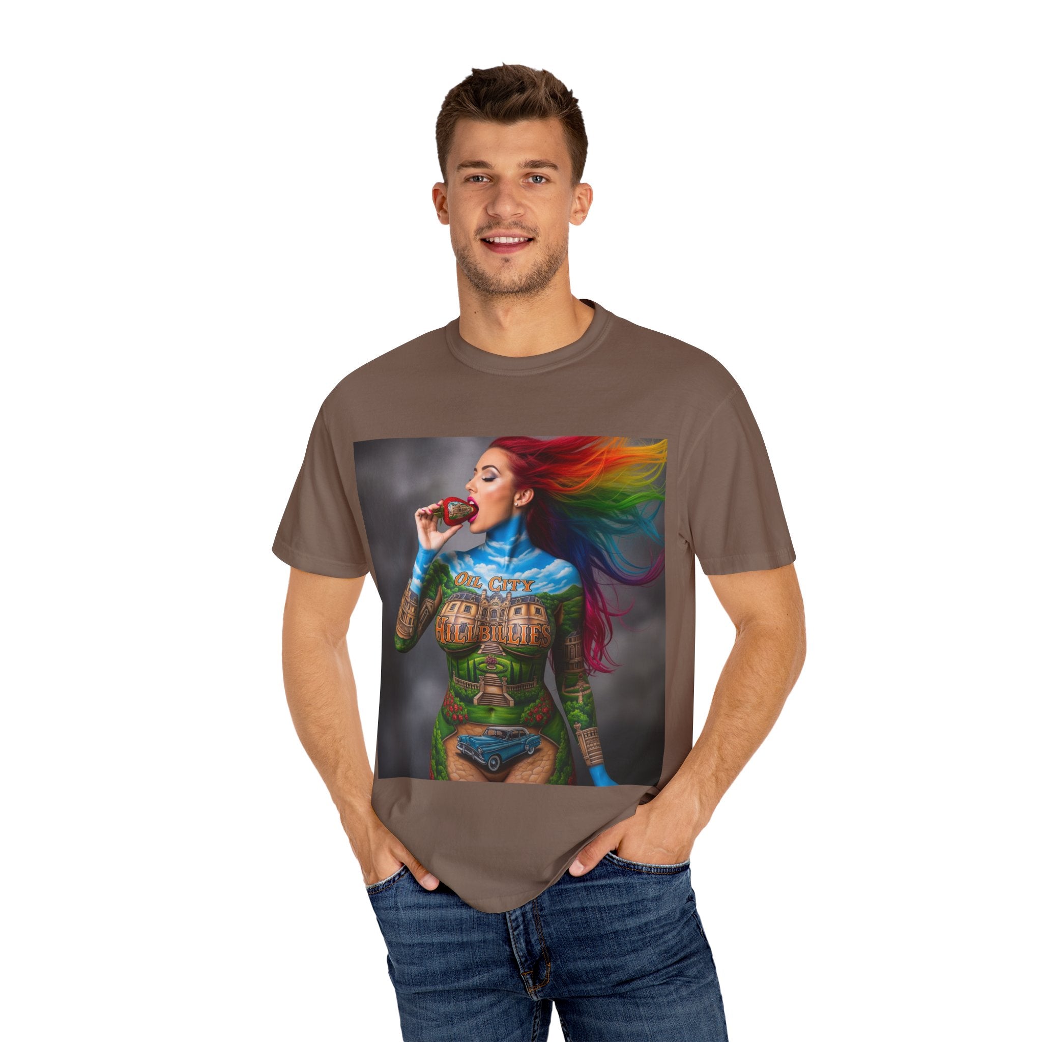 Vibrant Art-Inspired Unisex T-Shirt, Unique Graphic Tee for Art Lovers, Colorful Casual Wear, Gift for Creative Souls, Festival Clothing