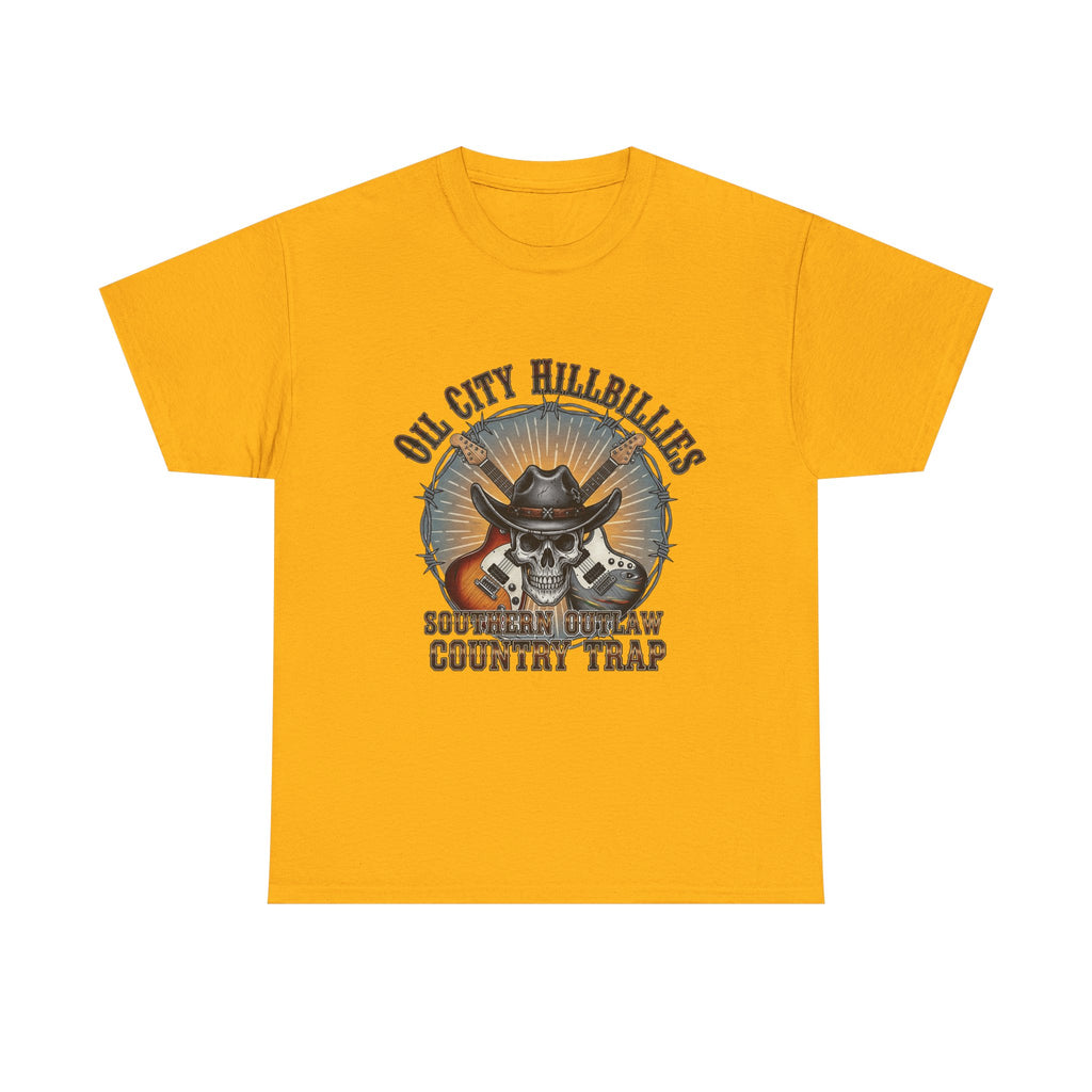 Southern Outlaw Graphic Tee | Unisex Heavy Cotton Tee for Country Music Lovers, Festival Wear, Casual Style, Gift for Him/Her