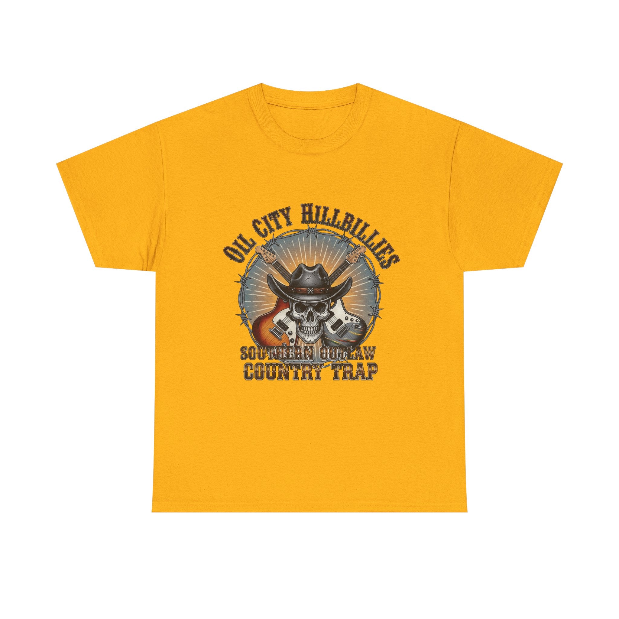Southern Outlaw Graphic Tee | Unisex Heavy Cotton Tee for Country Music Lovers, Festival Wear, Casual Style, Gift for Him/Her