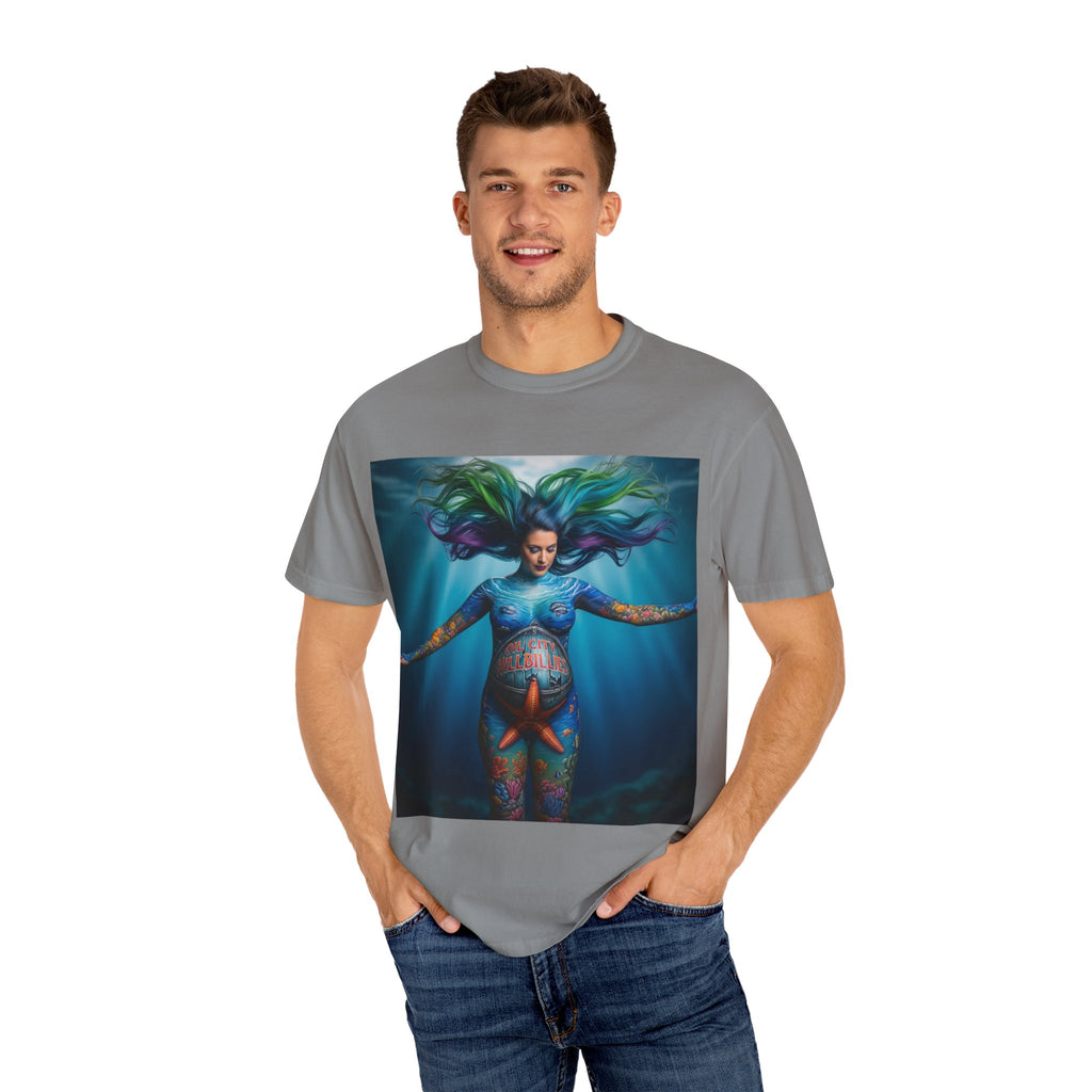 Garment-Dyed Oil City Hillbillies Tee Inspired by Southern Roots and Backwoods Culture, Bohemian T-shirt for Music Festivals, Artistic Outlaw Fashion Statement, Perfect Gift for Fans