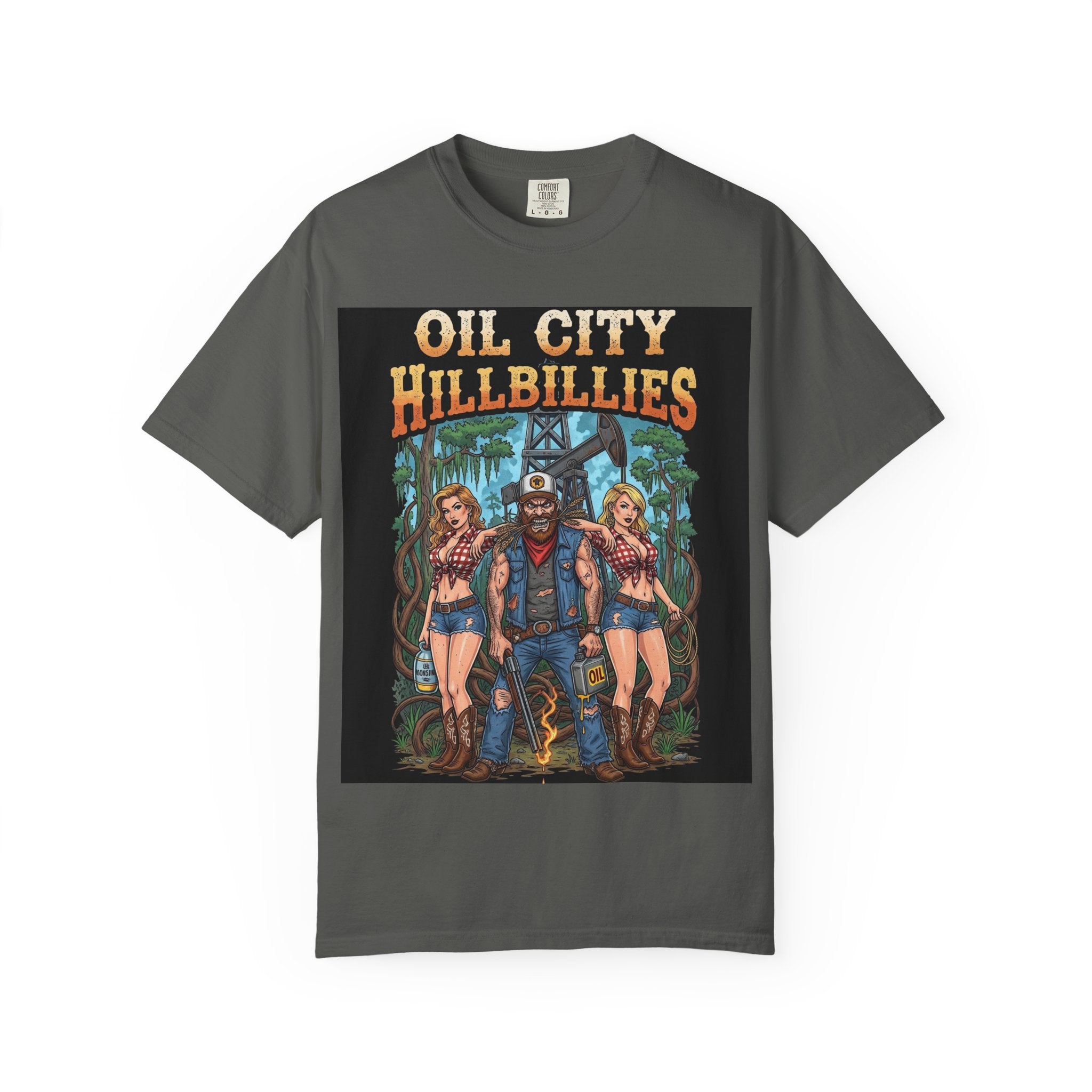 Vintage Graphic Tee – Oil City Hillbillies Shirt, Unisex T-Shirt, Casual Wear, Festival Outfit, Southern Pride Apparel