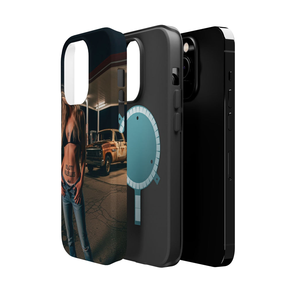 Oil City Hillbillies Magnetic Tough Cases | Personalized Phone Cover, Unique Gift for Country Lovers, Tough Cell Phone Case, Hillbilly Style