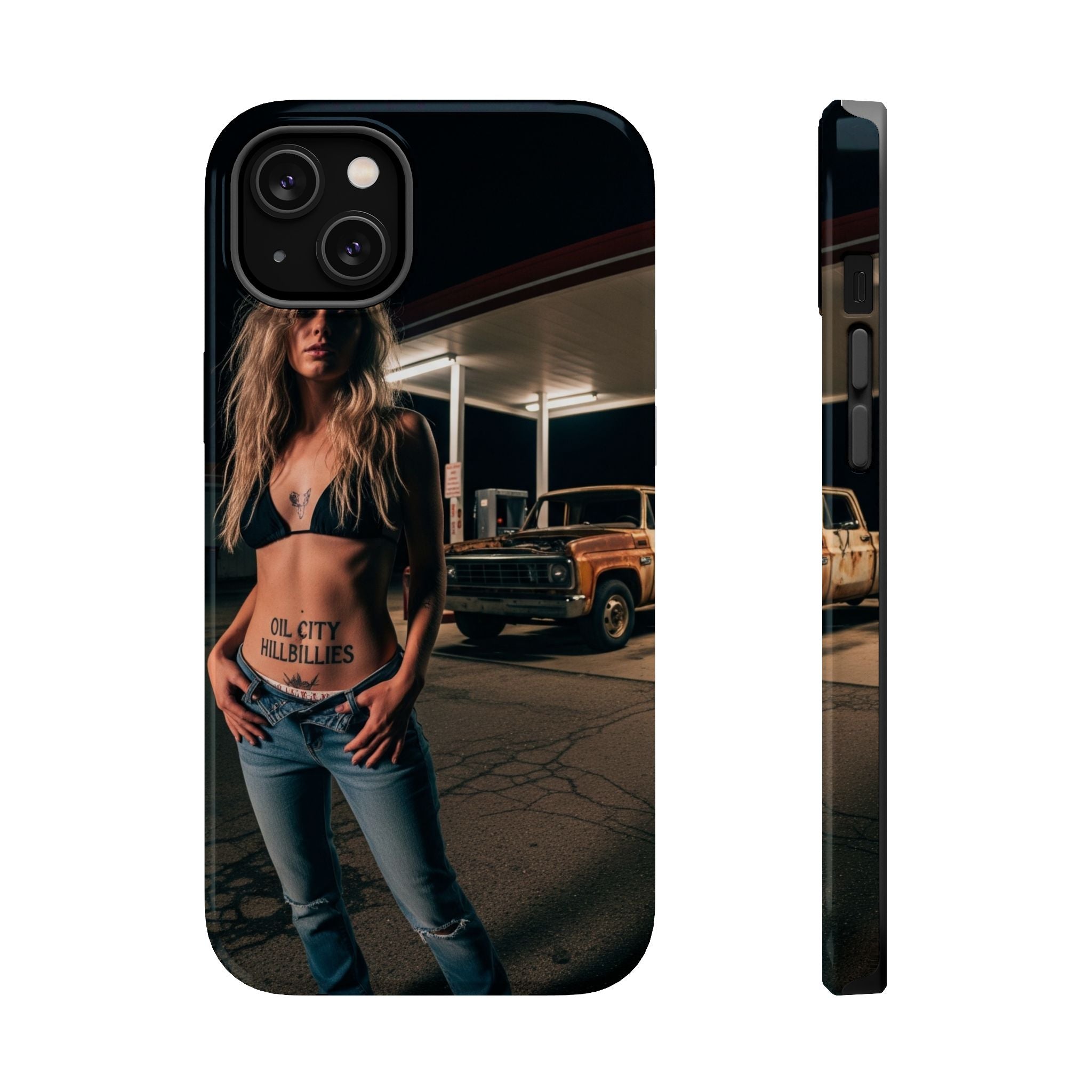 Oil City Hillbillies Magnetic Tough Cases | Personalized Phone Cover, Unique Gift for Country Lovers, Tough Cell Phone Case, Hillbilly Style