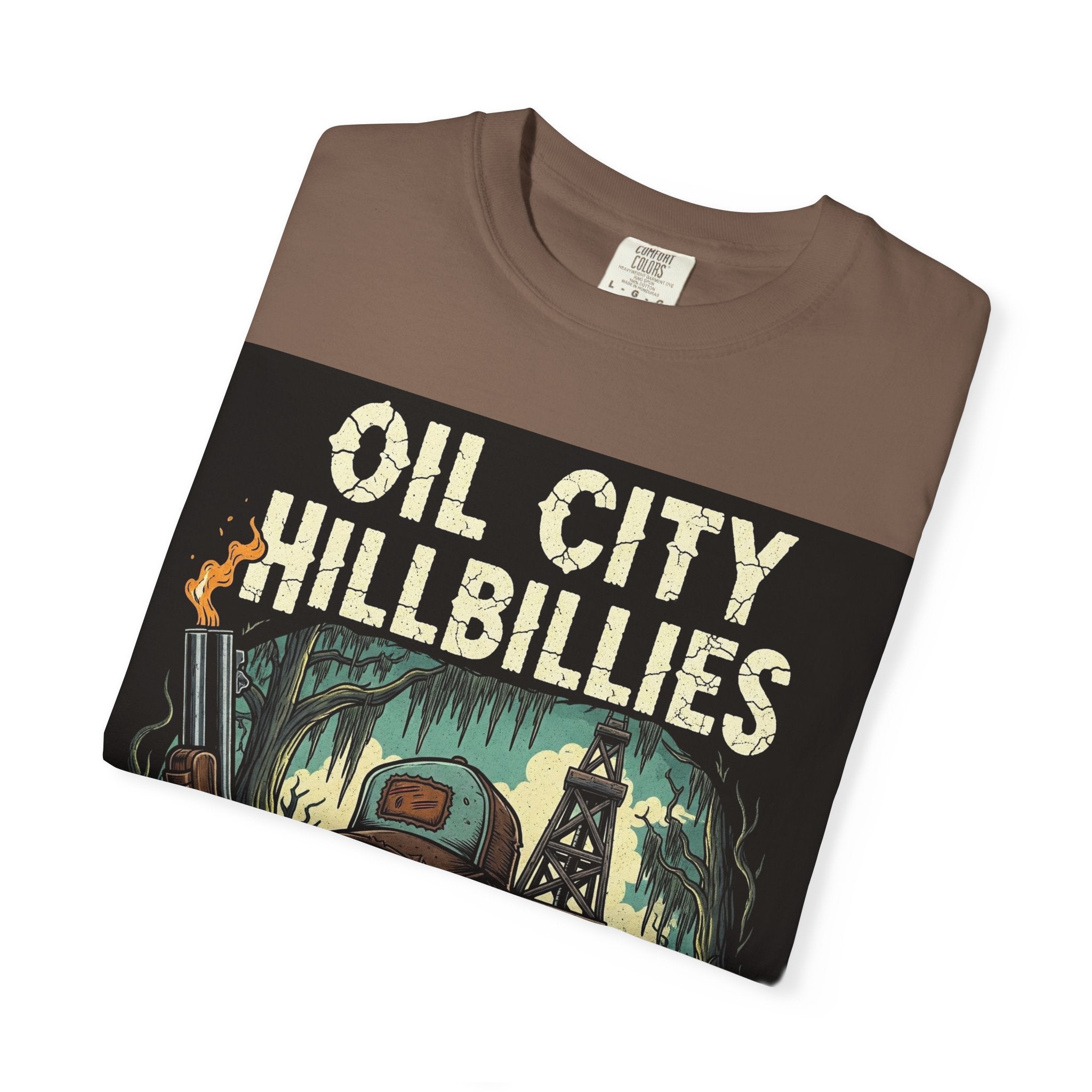 Oil City Hillbillies Unisex T-Shirt – Vintage Graphic Tee, Funny Gift, Casual Wear, Festive Party Shirt, 90s Nostalgia Style